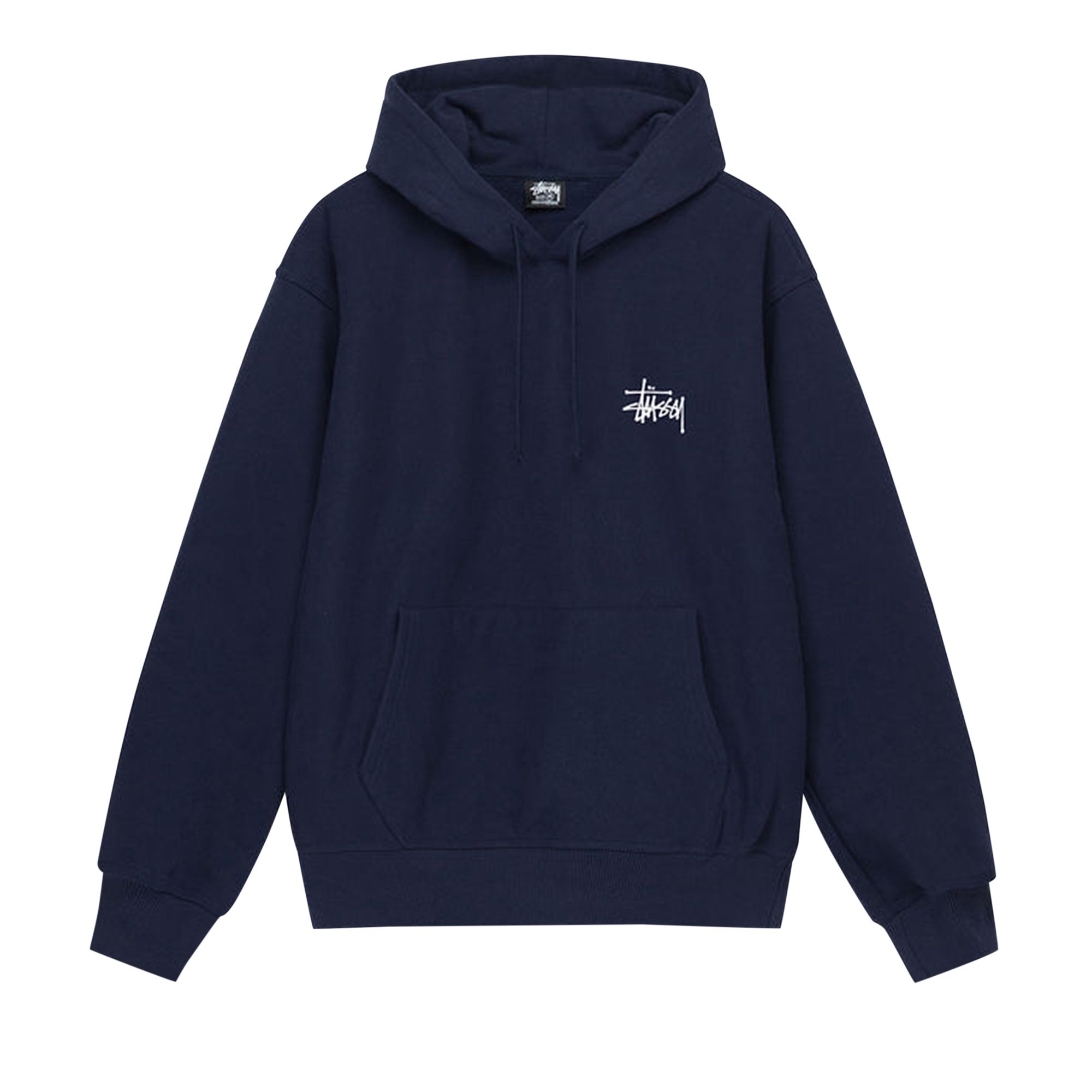 Stussy Basic Hoodie 'Navy' | Blue | Men's Size L