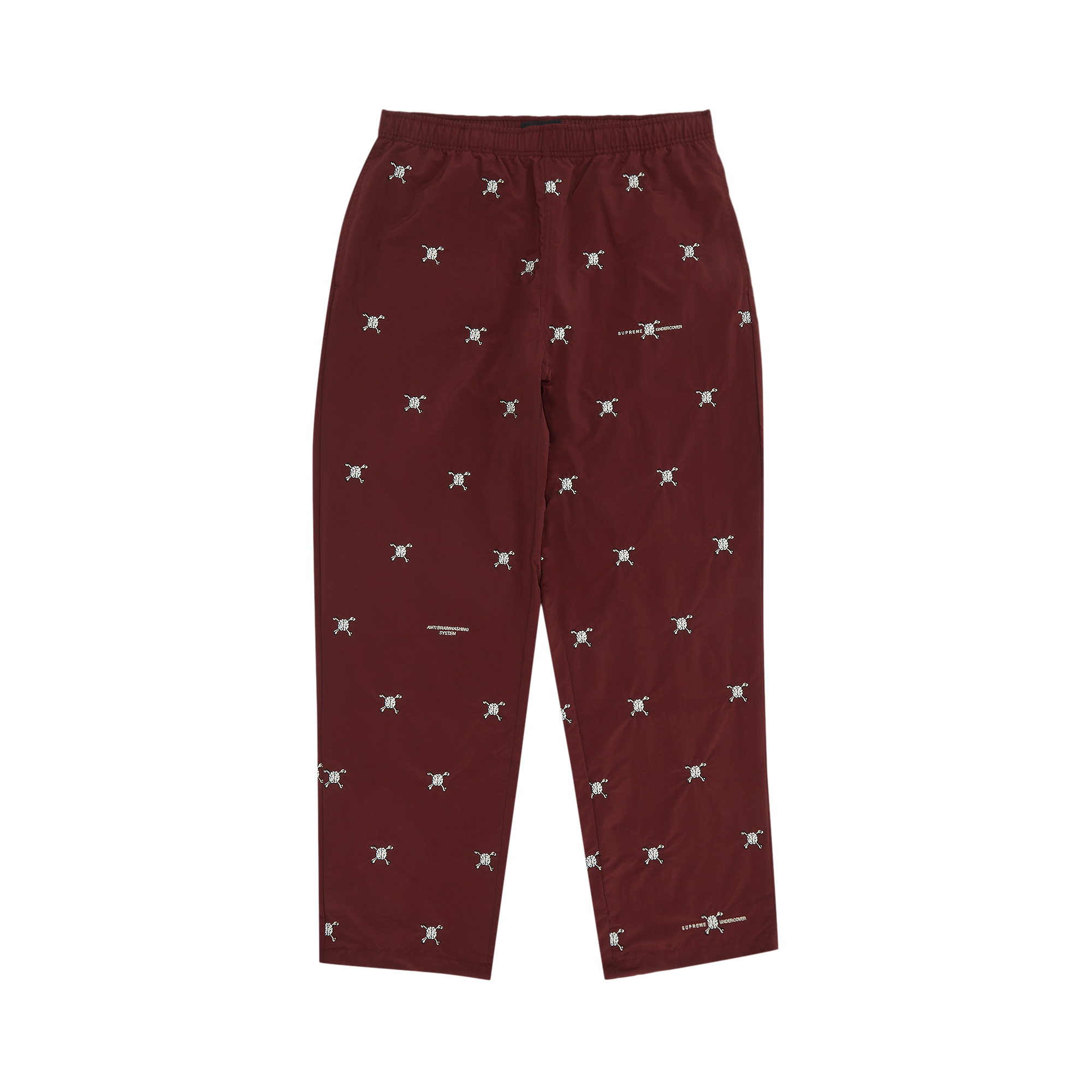 Pre-owned Supreme X Undercover Track Pant 'burgundy' In Red
