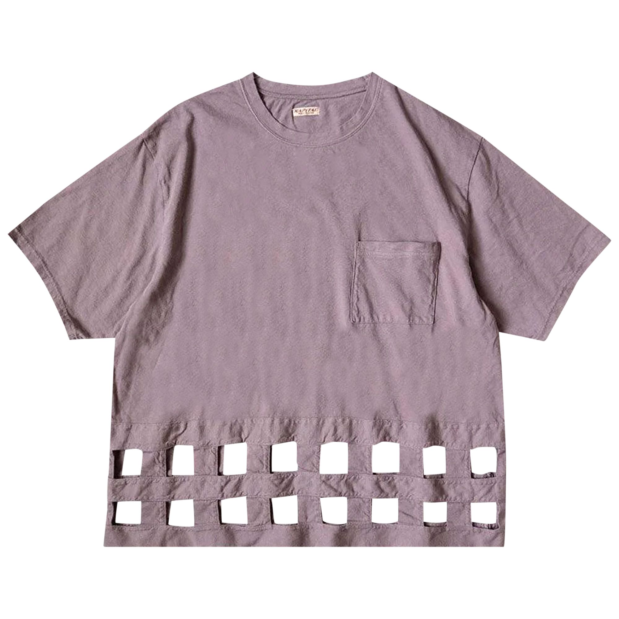 Pre-owned Kapital 20 / -jersey Windowpane T-shirt 'light Purple' | Men's Size 1