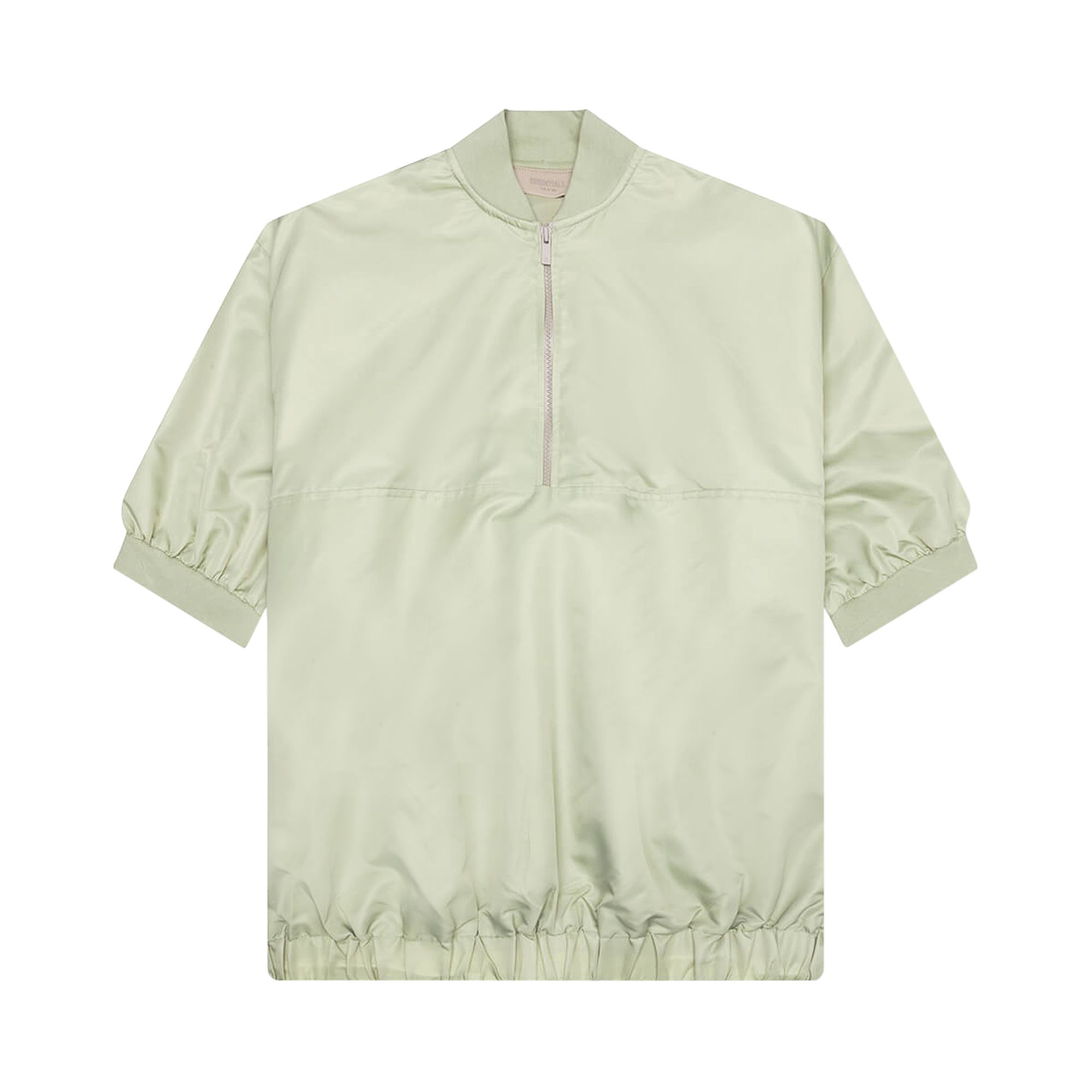 Pre-owned Essentials Fear Of God  Half Zip Pullover 'seafoam' In Green