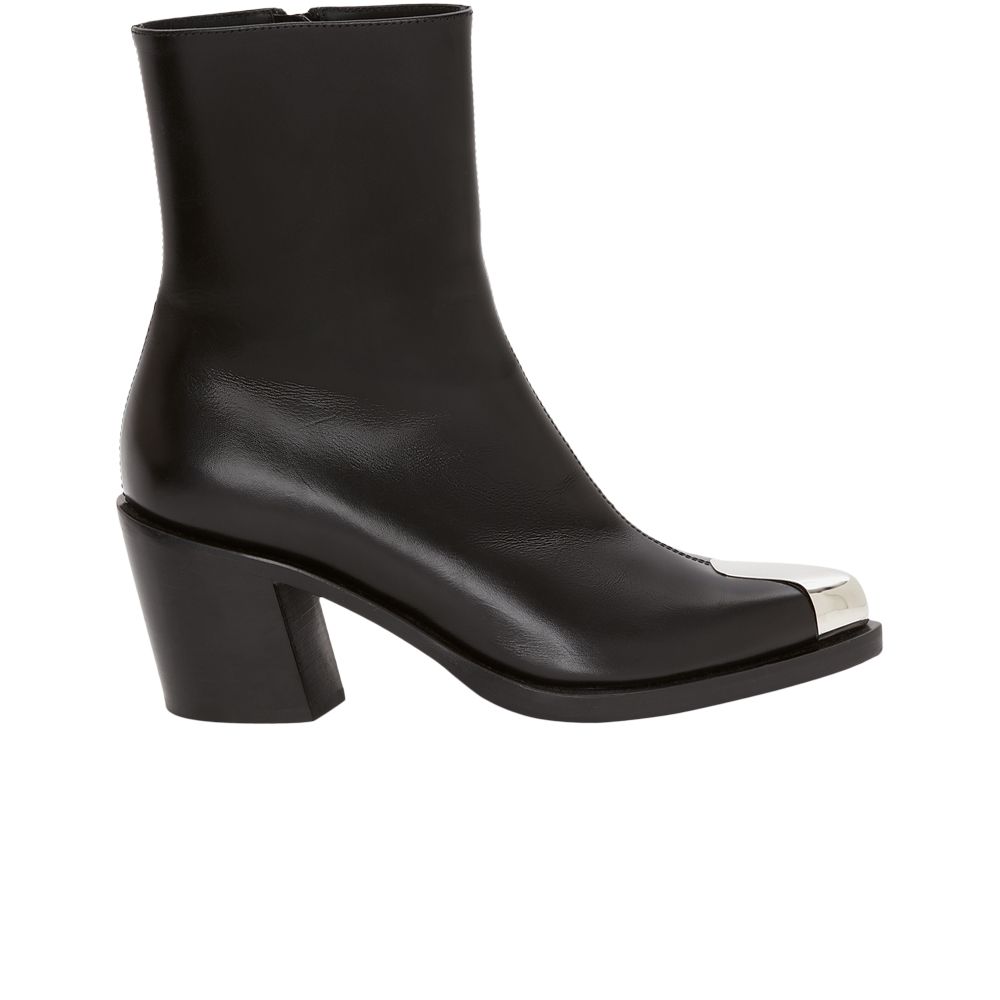 Pre-owned Alexander Mcqueen Wmns Punk Boot 'black Silver' 2022 | Women's Size 39.5