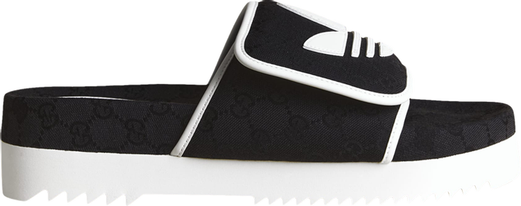 Gucci x Slide Sandal 'Black GG Monogram'