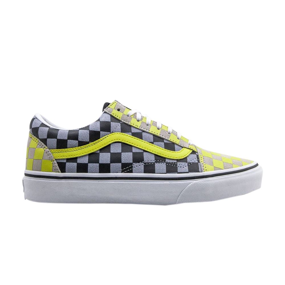Pre-owned Vans Old Skool 'black Yellow Checkerboard' In Multi-color