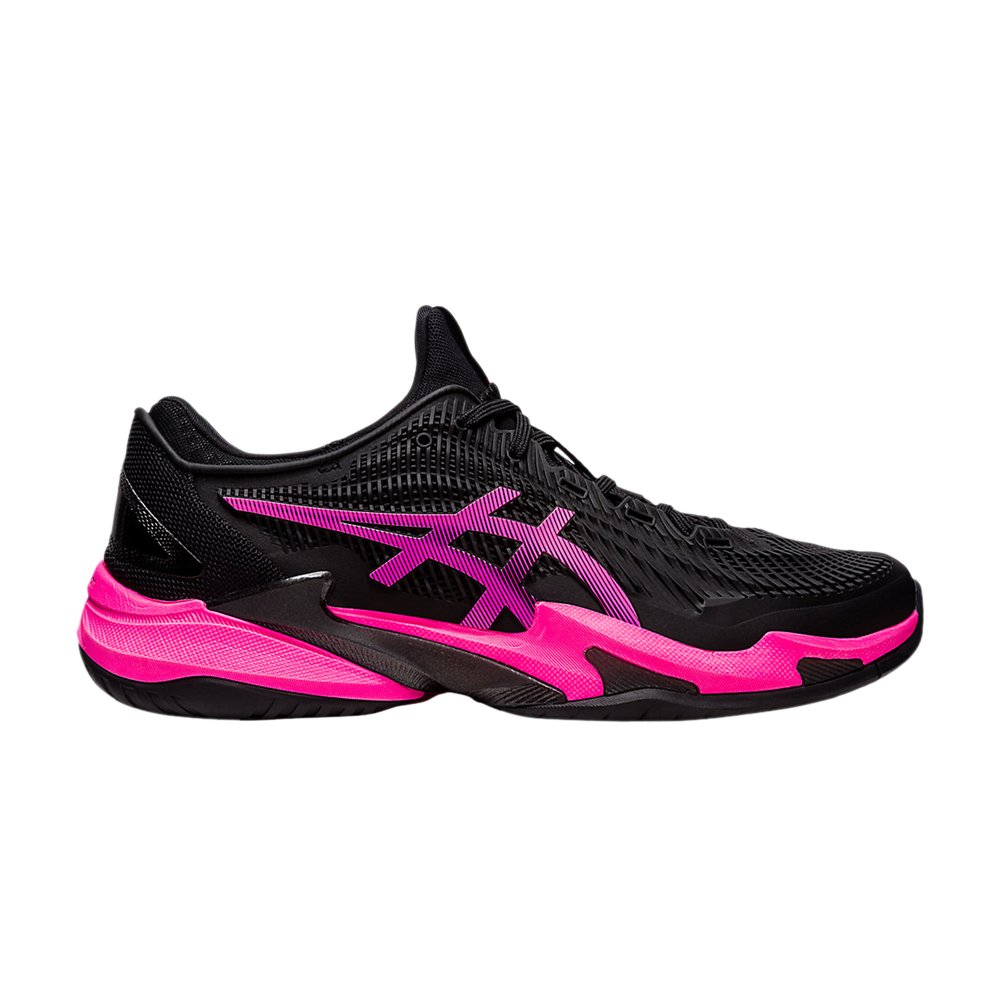 Pre-owned Asics Court Ff 3 'black Hot Pink'