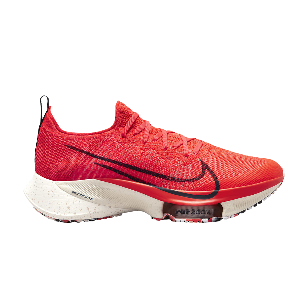 Pre-owned Nike Air Zoom Tempo Next% Flyknit 'bright Crimson' In Orange