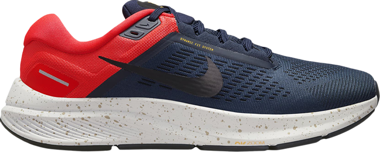 Air Zoom Structure 24 'Obsidian Bright Crimson'