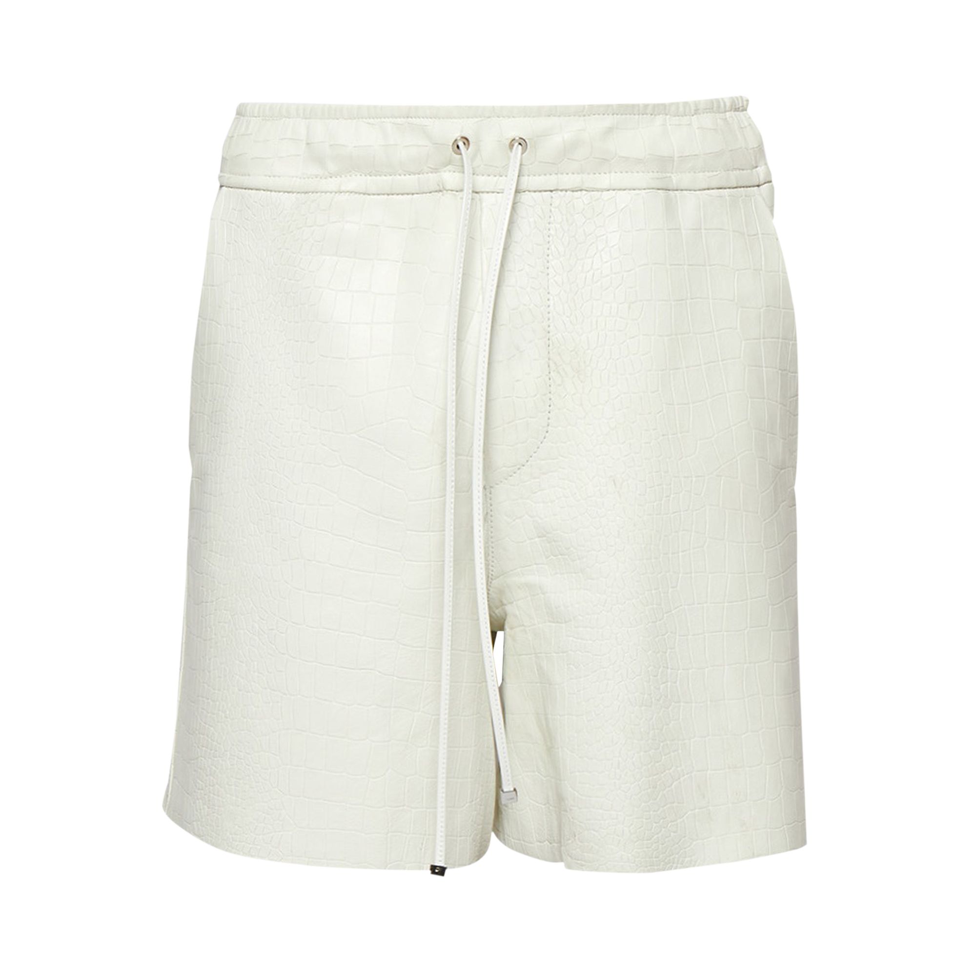 Pre-owned Amiri Croc Short 'white' | Men's Size L