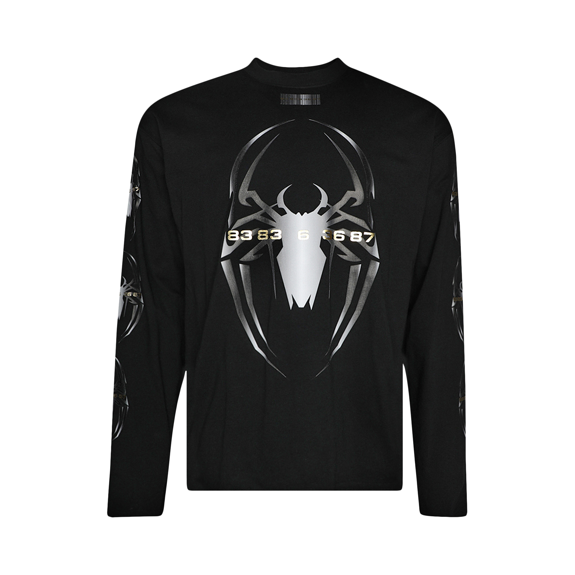 Pre-owned Vtmnts Spider Long-sleeve 'black'