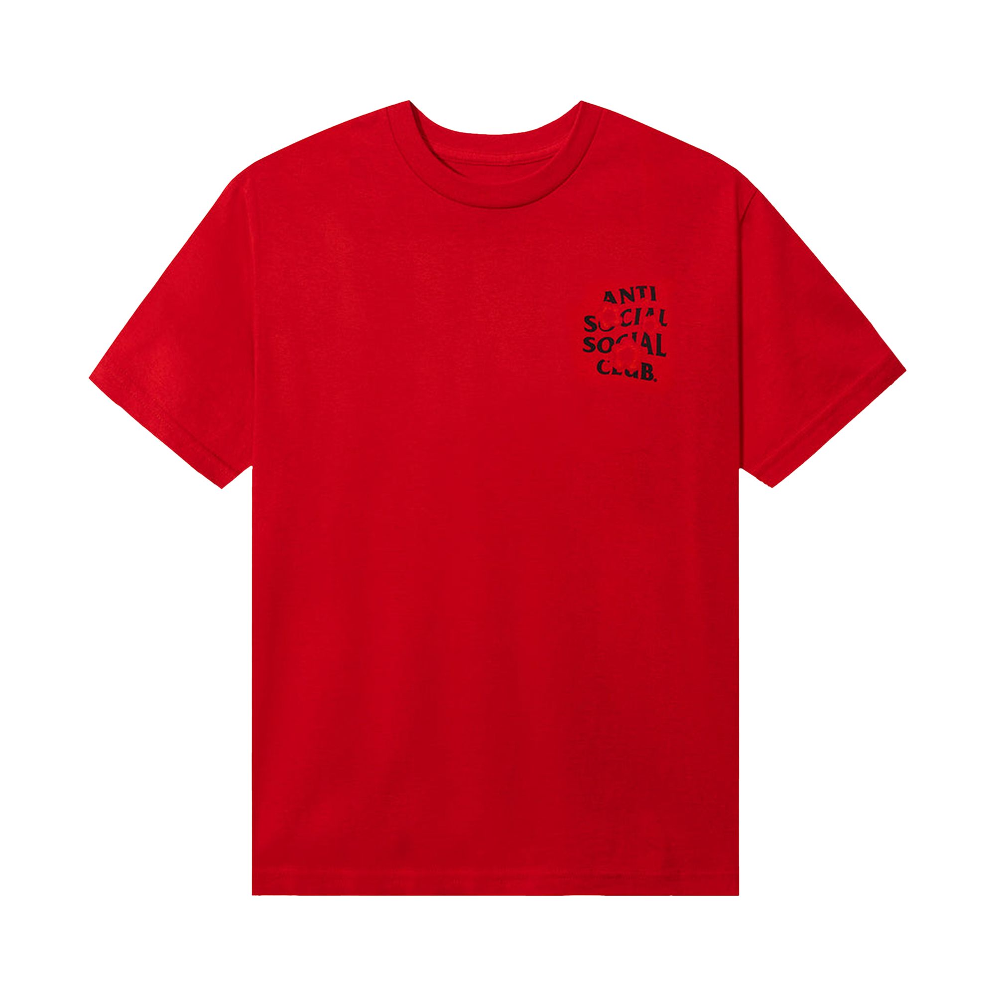 Anti Social Social Club Seeing The Feeling Tee 'Red' | Men's Size M