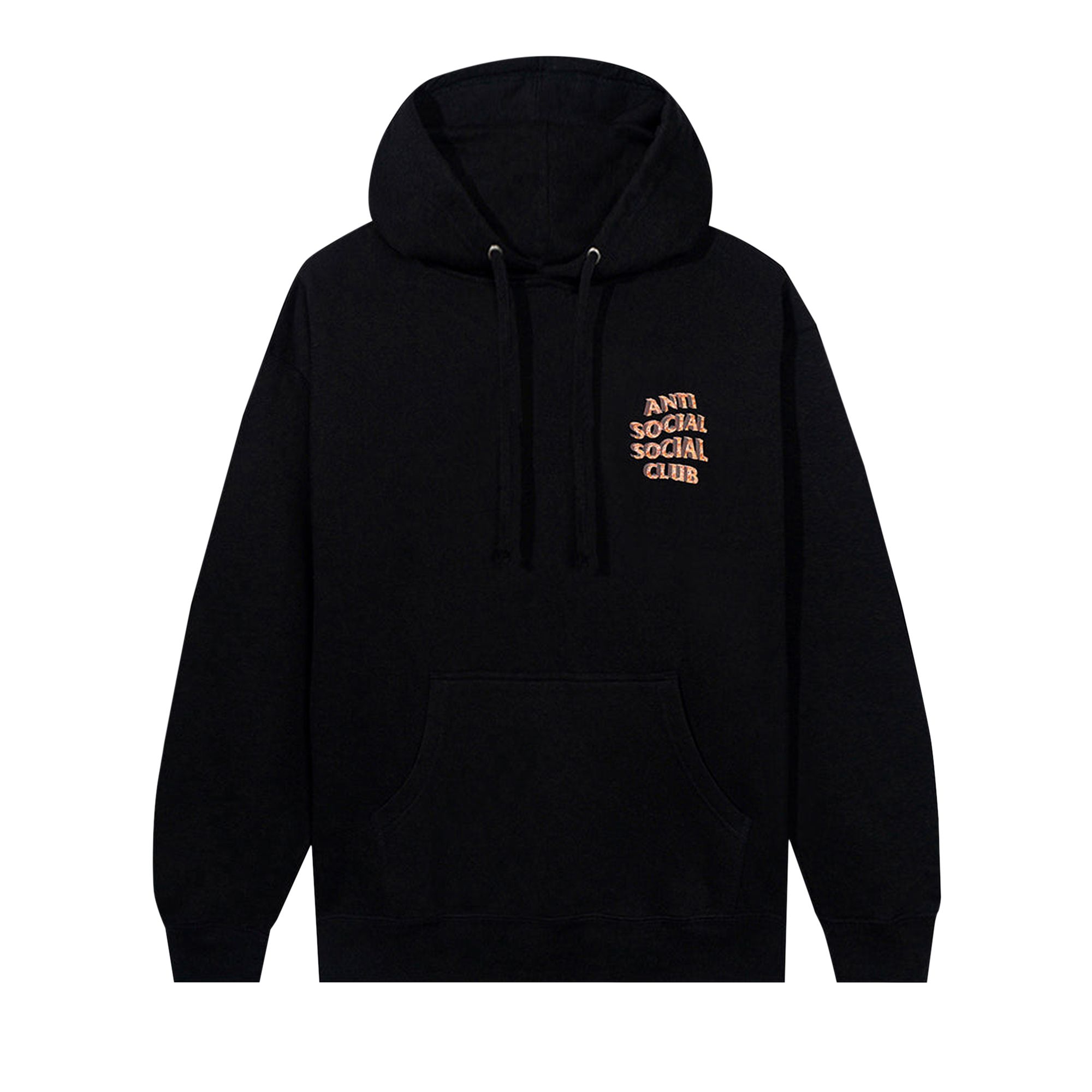 Anti Social Social Club White Picket Fence Hoodie 'Black' | Men's Size 2XL