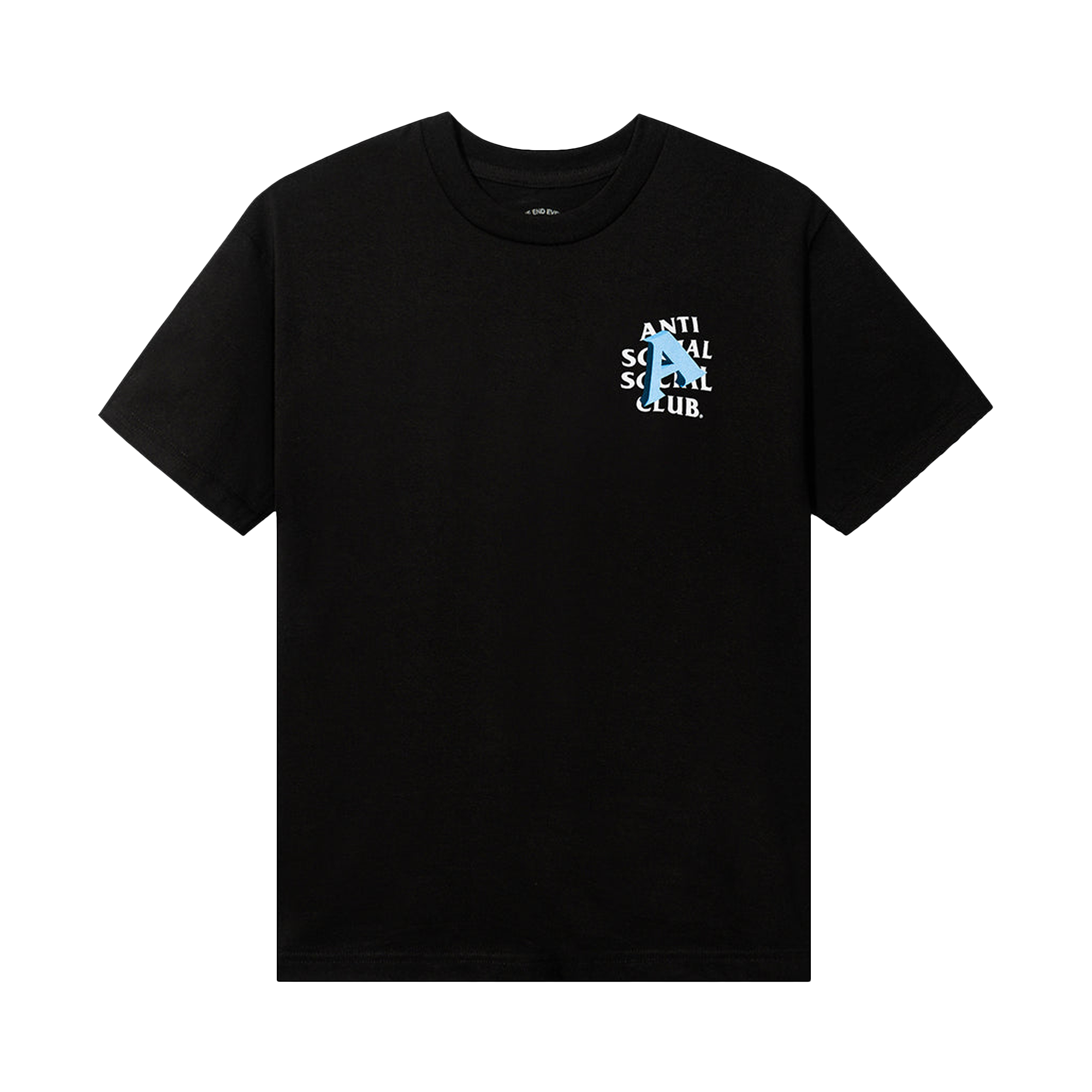 Pre-owned Anti Social Social Club A Is For Tee 'black'