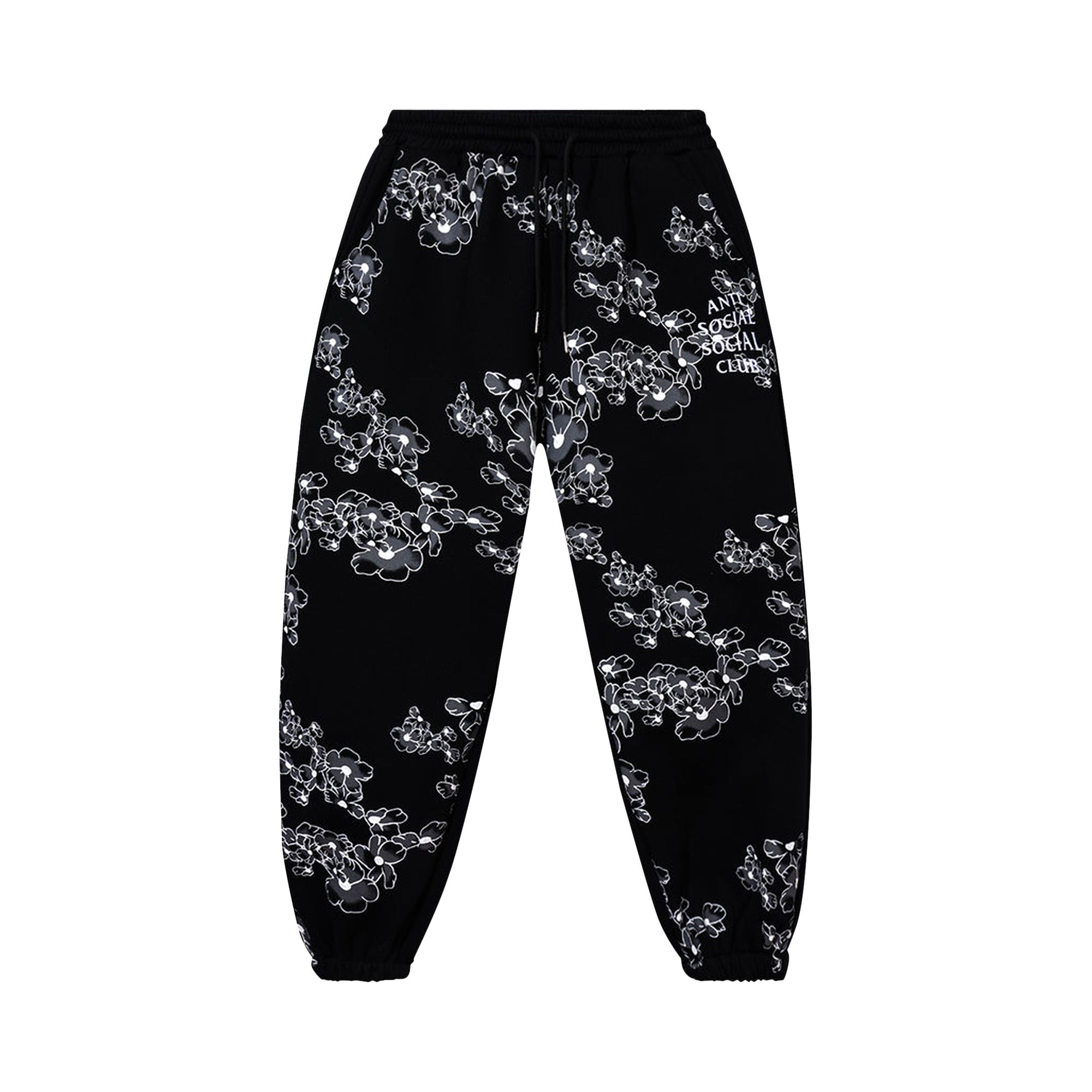 Pre-owned Anti Social Social Club Draw Conclusions Sweatpants 'black' | Men's Size Xxl