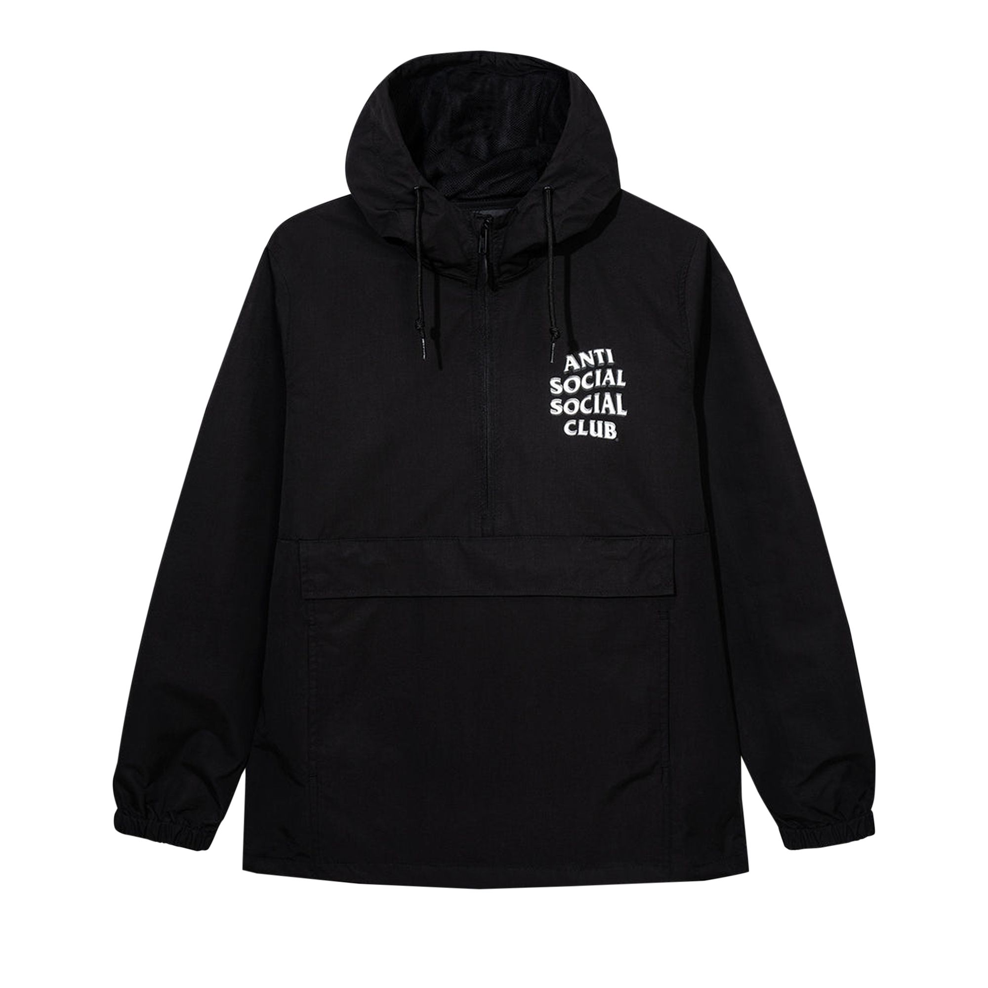 Pre-owned Anti Social Social Club Thought Process Anorak 'black' | Men's Size Xl