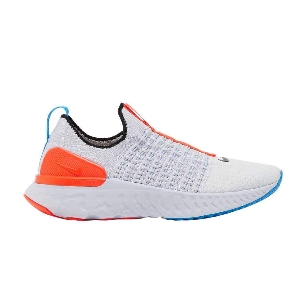 Nike Wmns React Phantom Run Flyknit 2 'Grey Bright Crimson' | Women's Size 8.5
