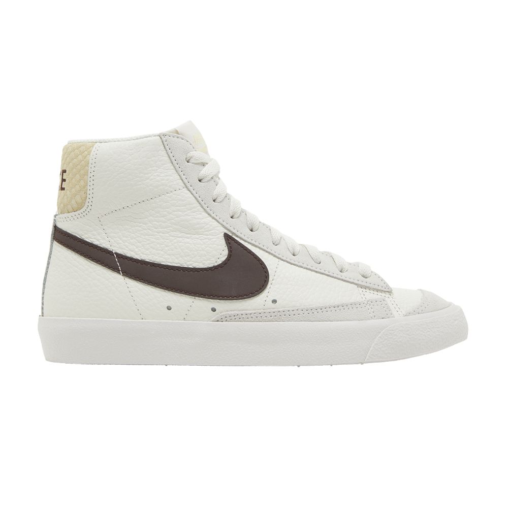 Pre-owned Nike Wmns Blazer Mid '77 'python Heel' In Cream