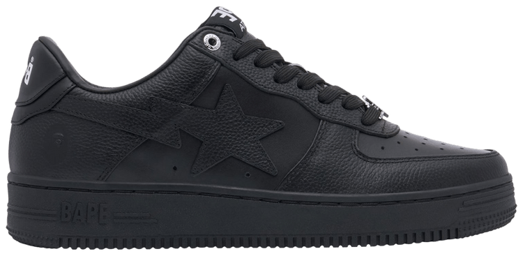 black bape shoes