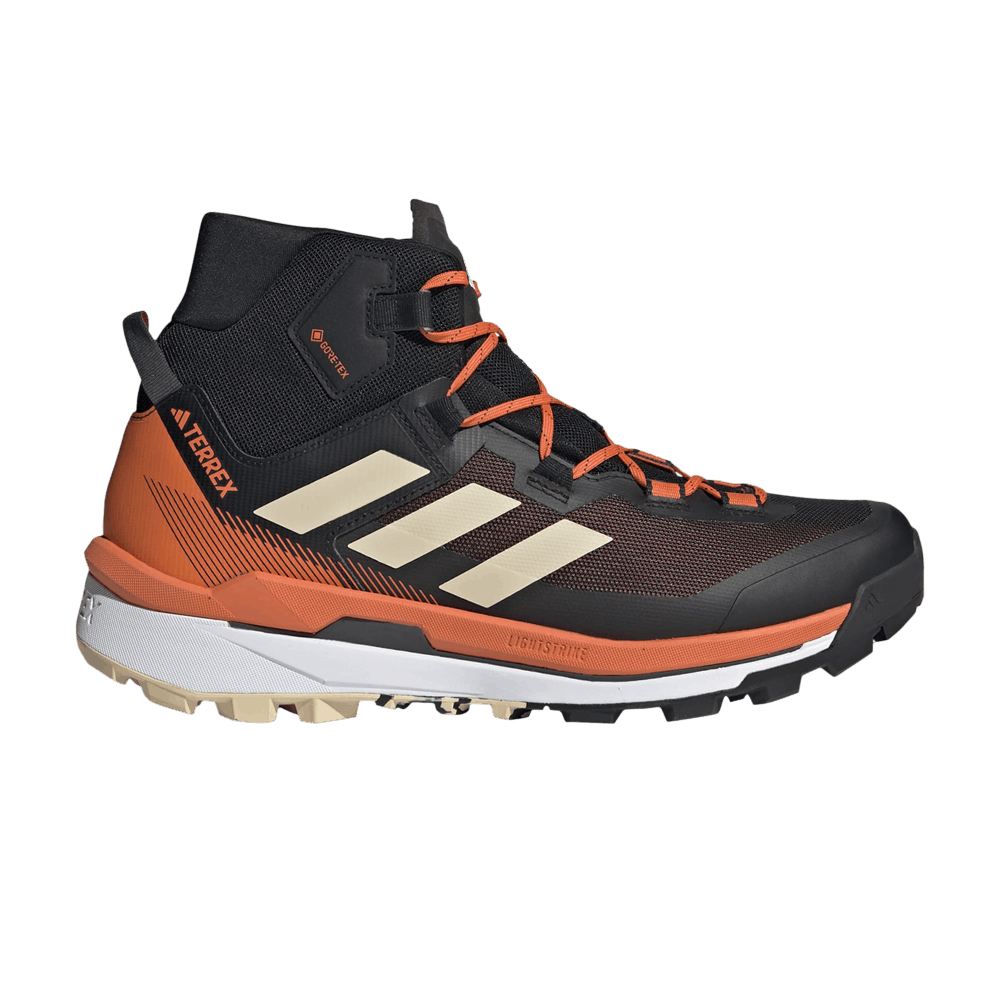 Buy Terrex Skychaser Tech Mid GORE-TEX 'Black Impact Orange' - GV9034 | GOAT