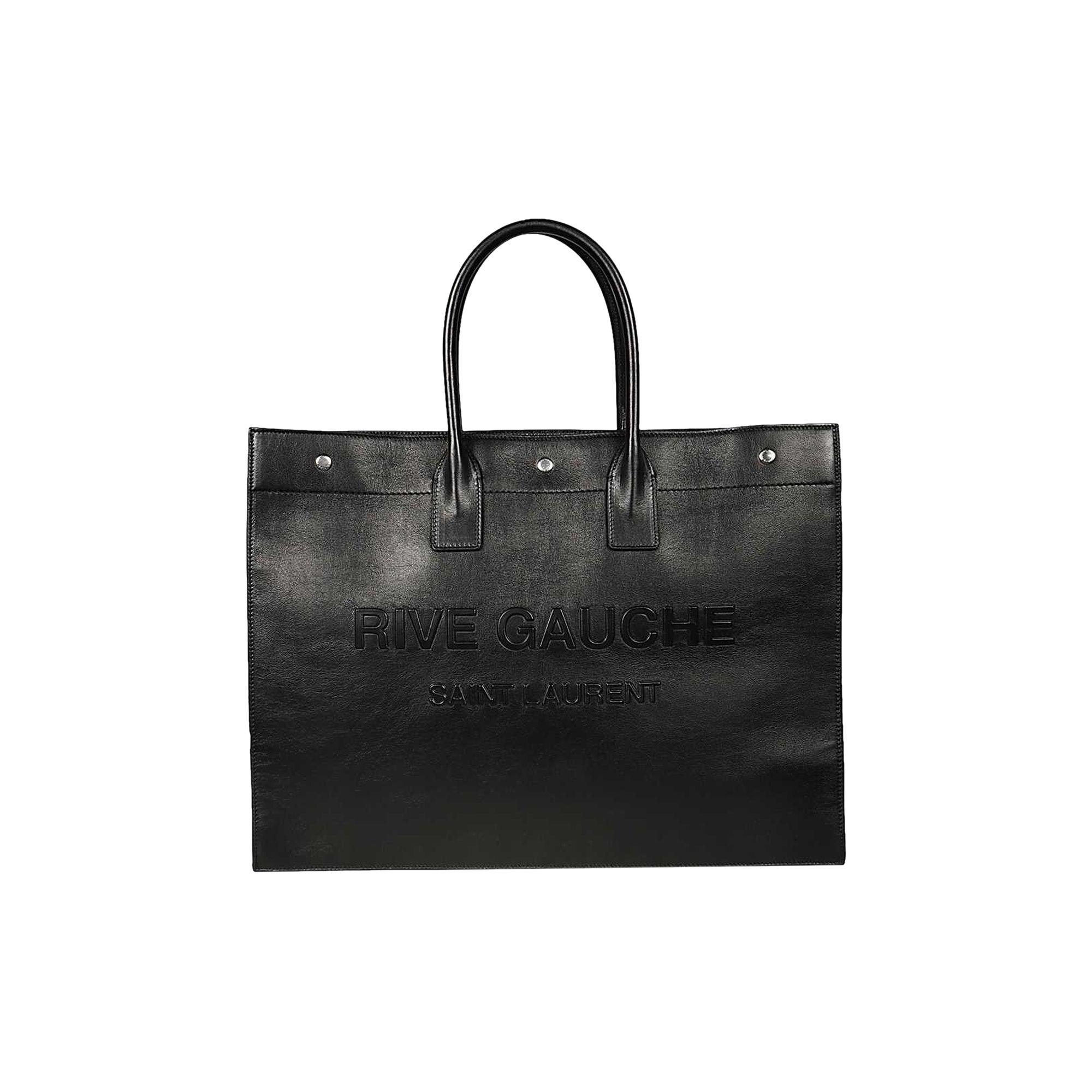 Pre-owned Saint Laurent Rive Gauche Large Tote Bag 'black' | Women's Size Onesize