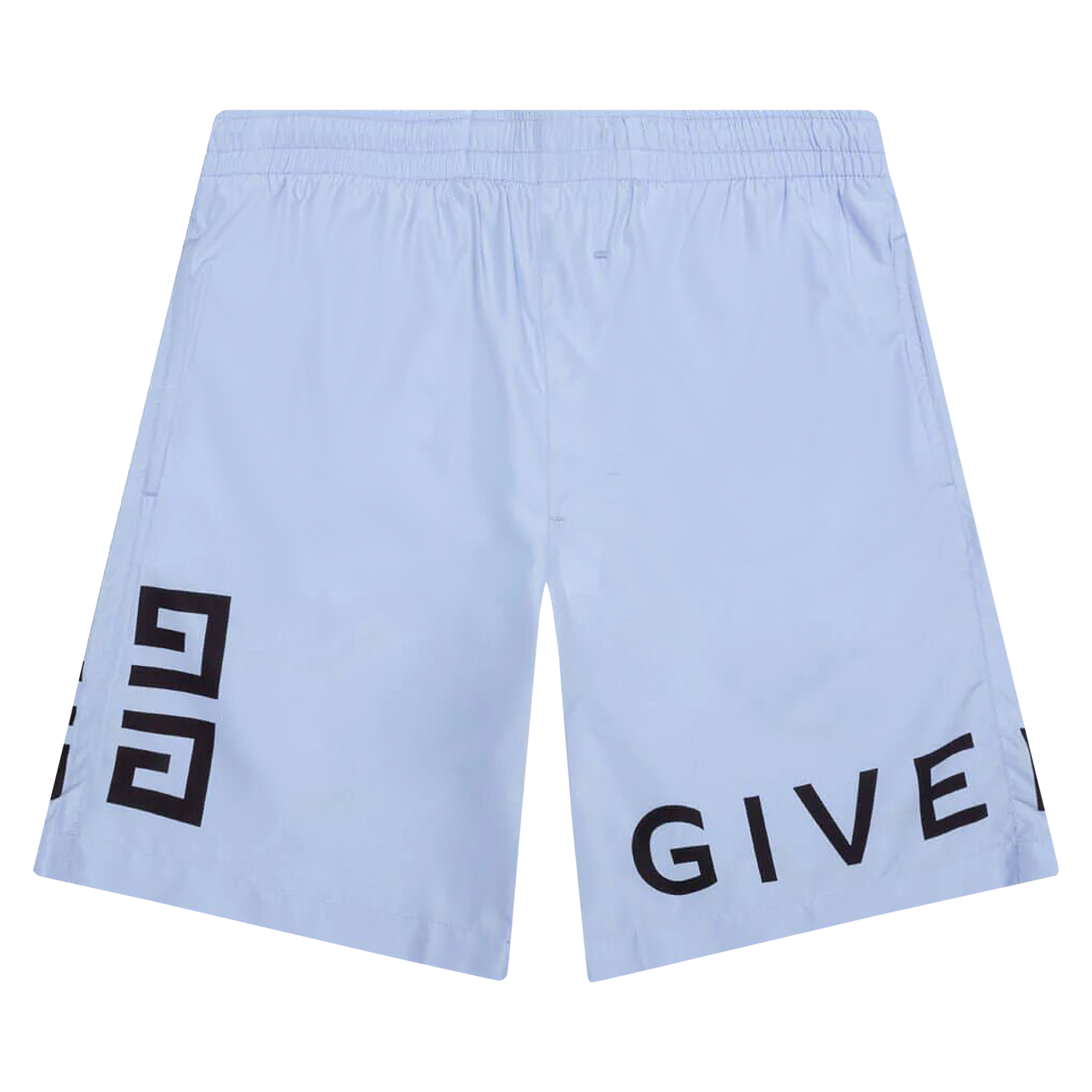 Pre-owned Givenchy 4g Long Swim Shorts 'baby Blue'