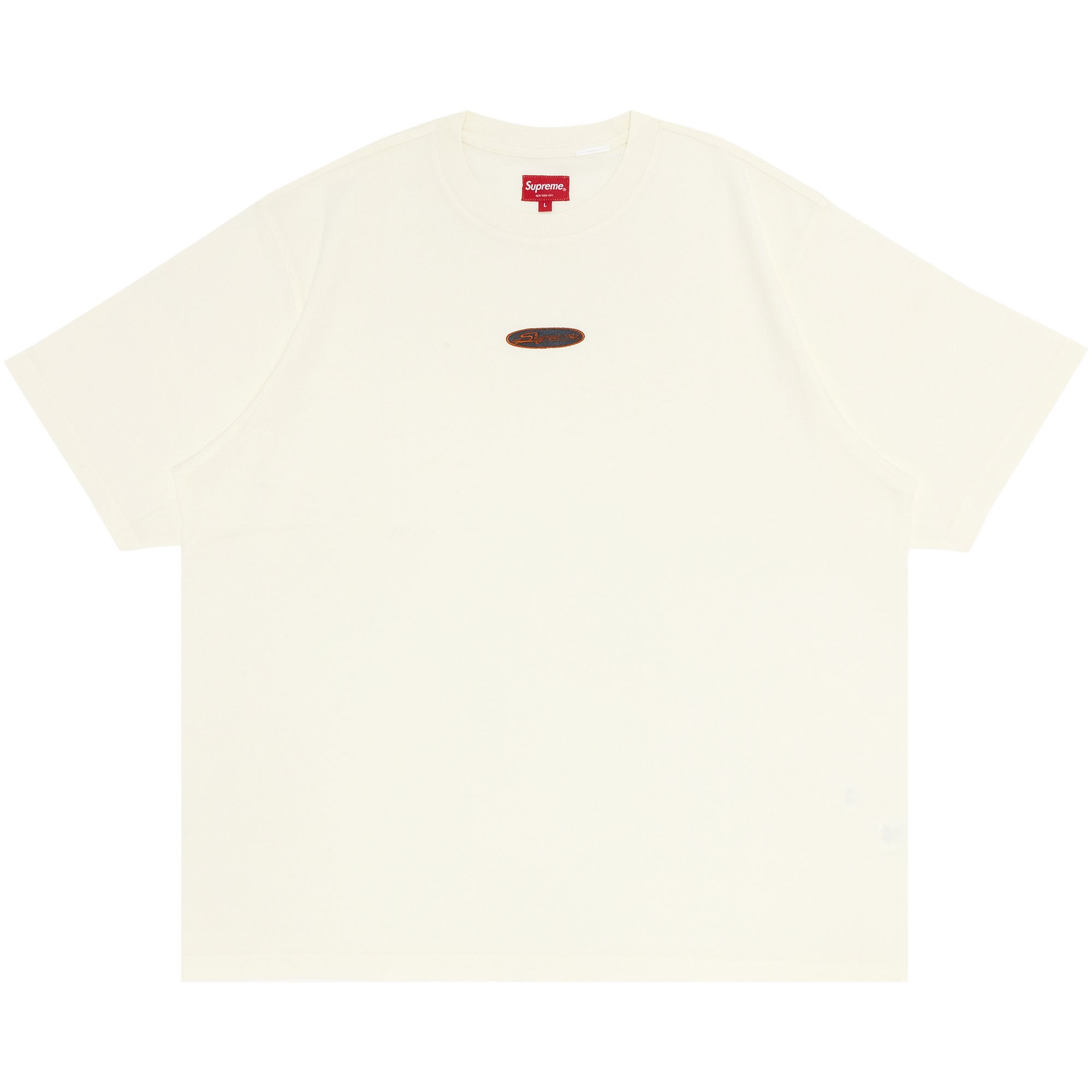 SUPREME SUPREME OVAL SHORT-SLEEVE TOP 'WHITE'