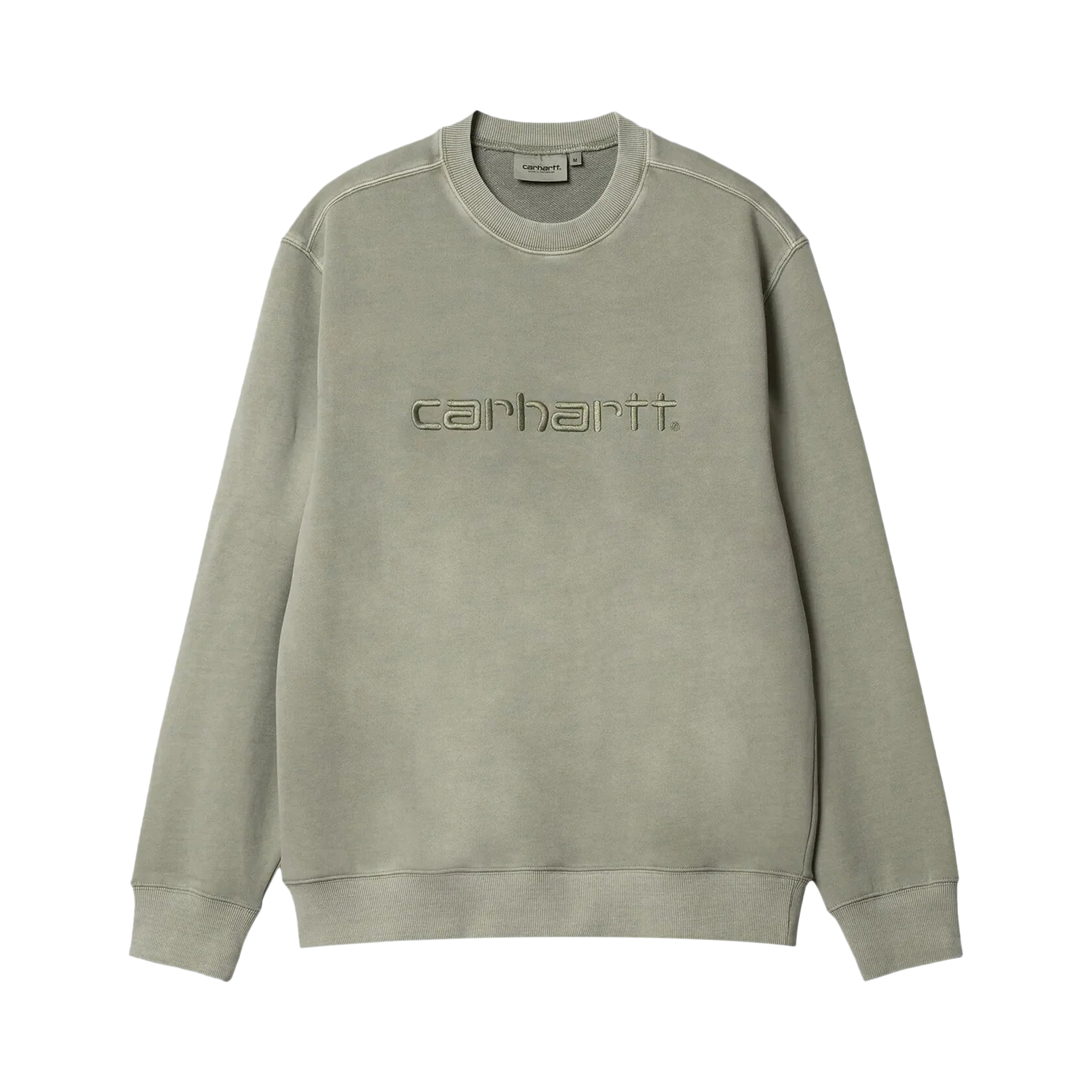 Pre-owned Carhartt Wip Duster Sweater 'yucca Garment Dyed' In Green