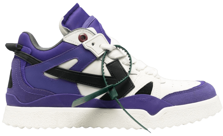 Black and purple off white shop
