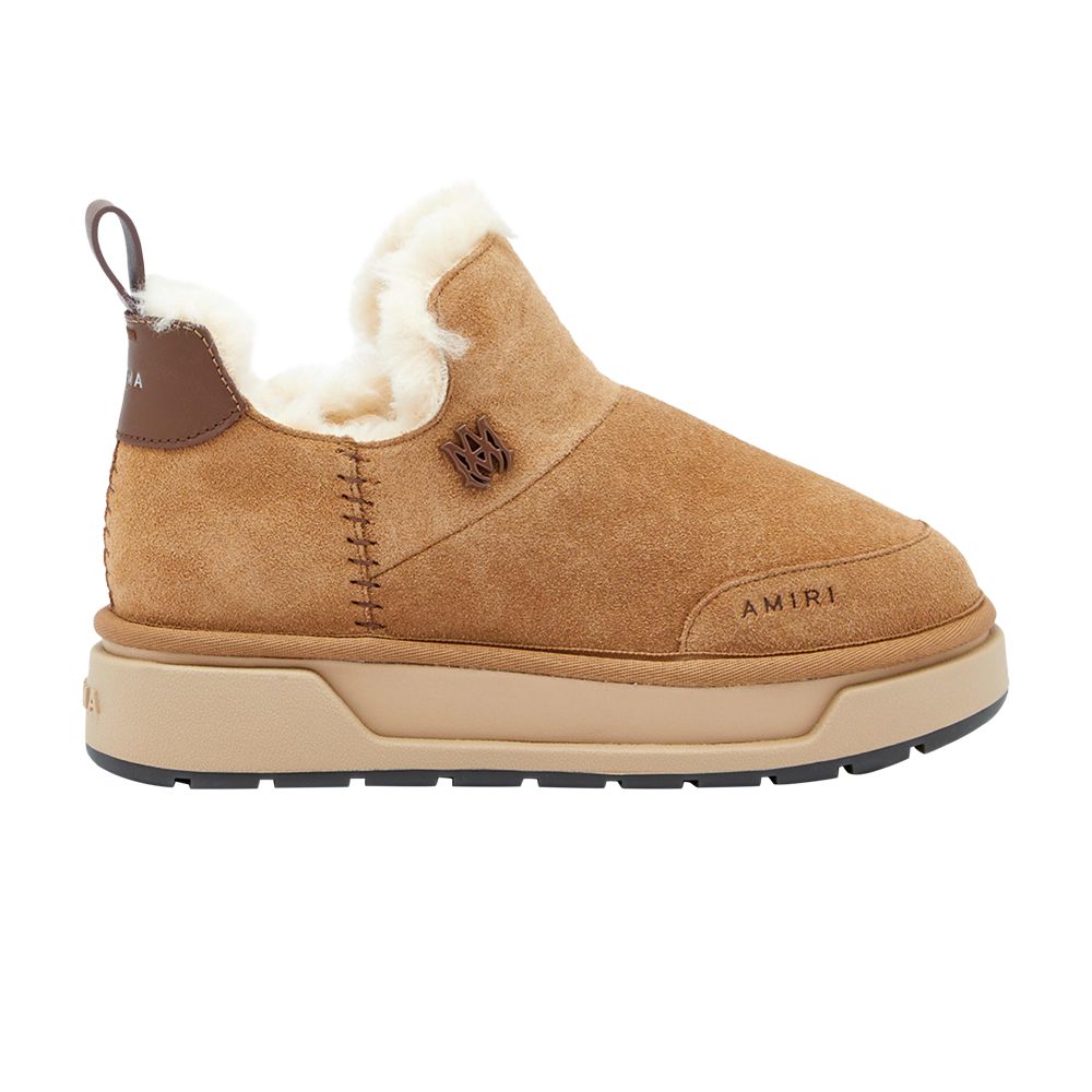 Pre-owned Amiri Wmns Shearling Puffer Boot 'brown' | Women's Size 40