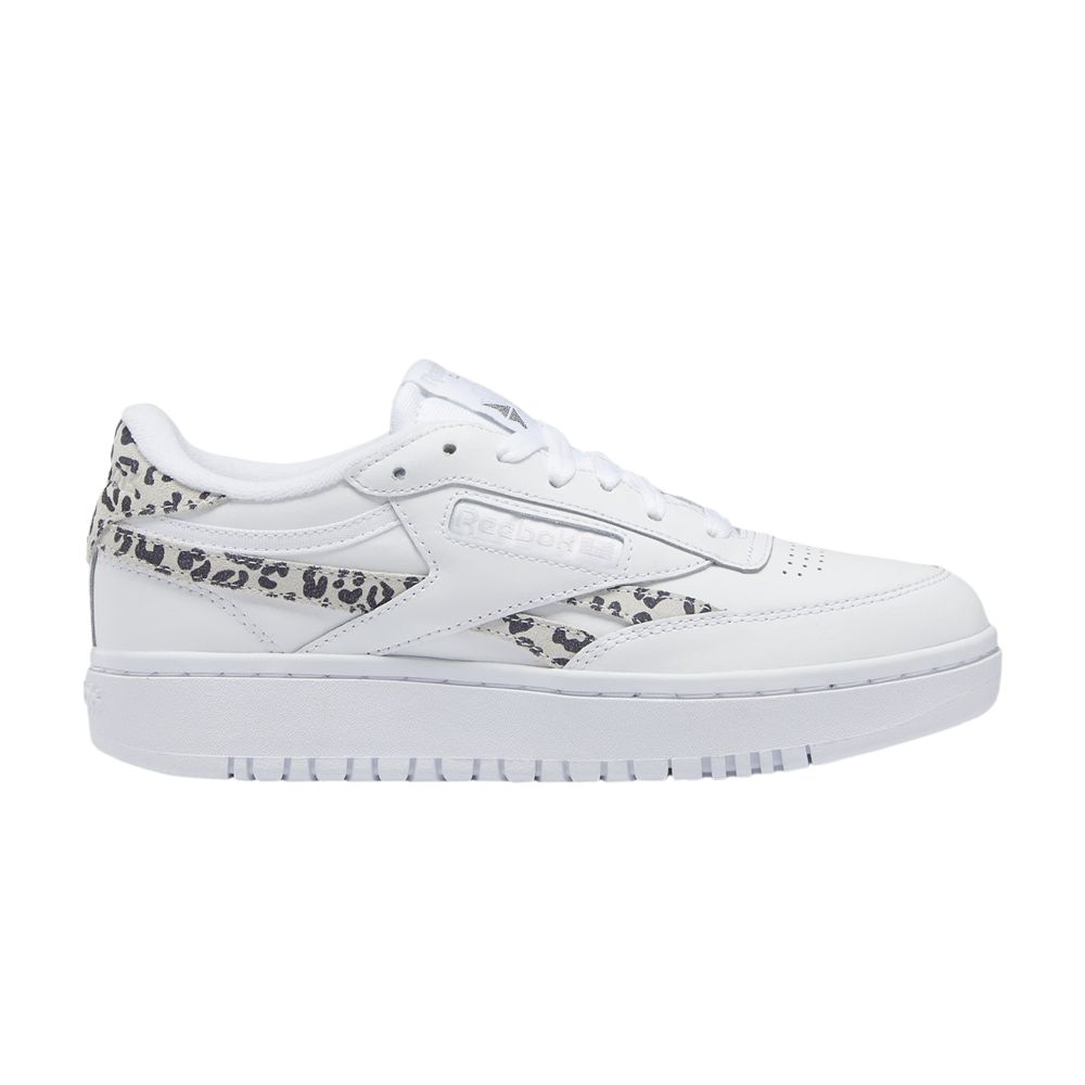 Pre-owned Reebok Wmns Club C Double Revenge 'leopard' In White