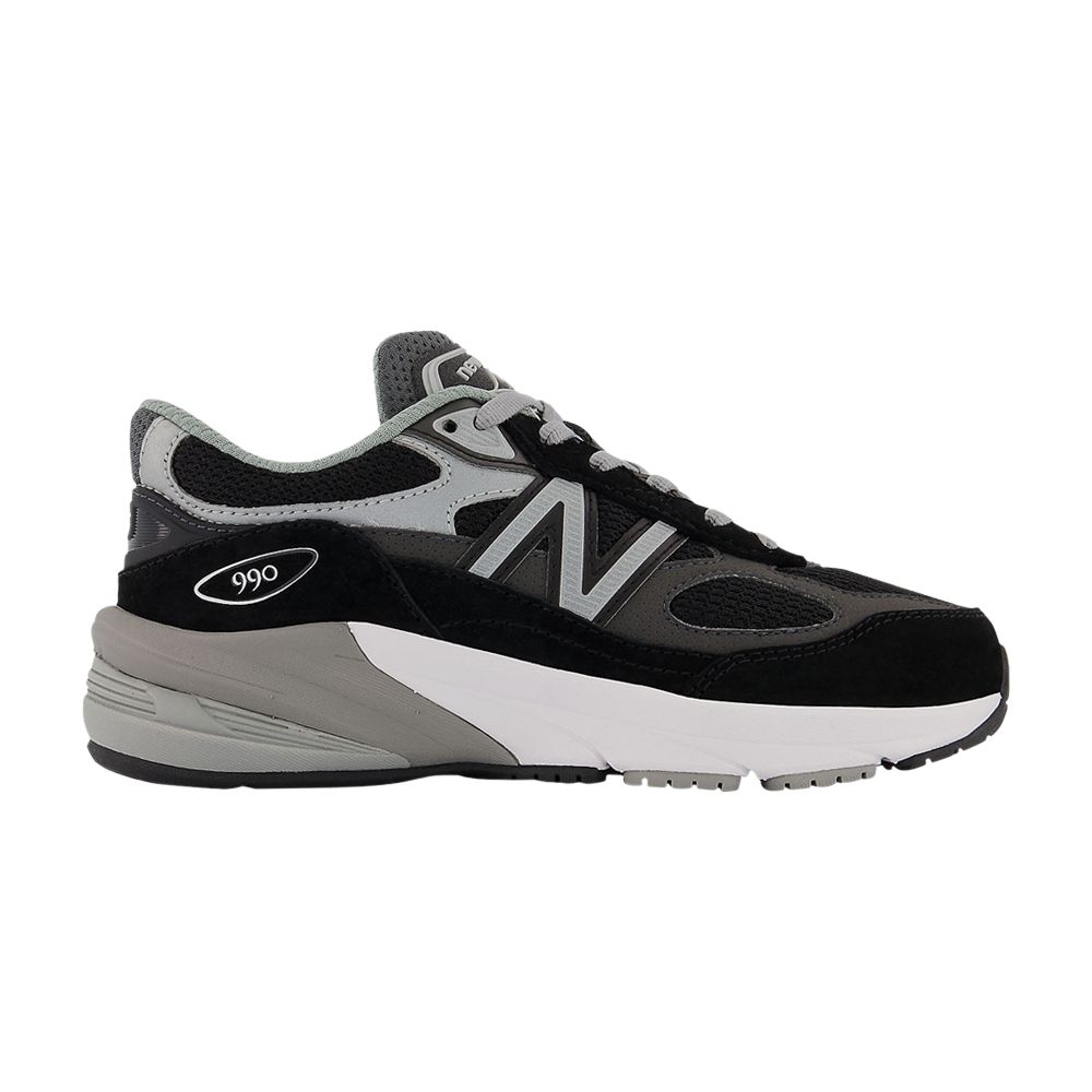New Balance 990v6 Little Kid 'Black Silver' | Kid's Size 3