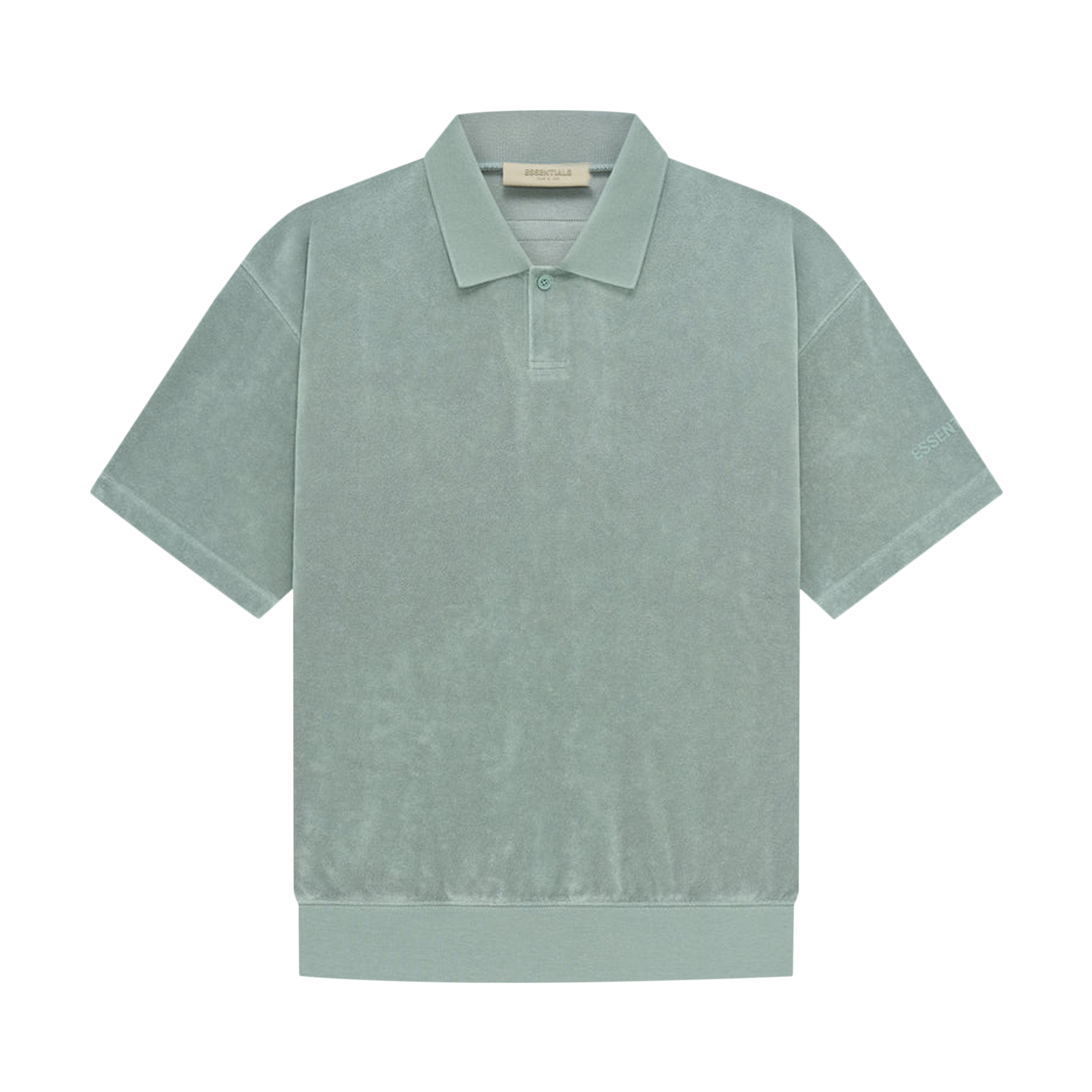 Pre-owned Essentials Fear Of God  Terry Polo 'sycamore' In Green
