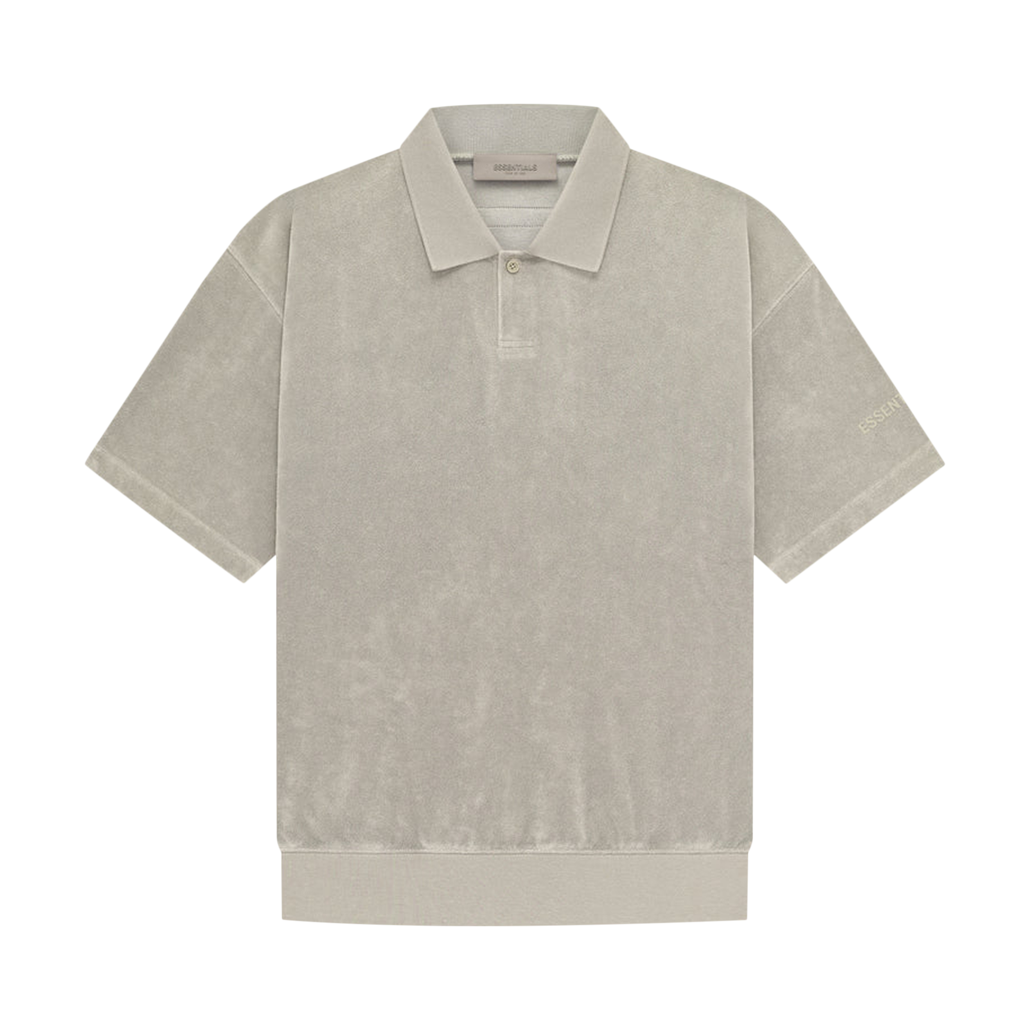 Pre-owned Essentials Fear Of God  Terry Polo 'seal' In Grey