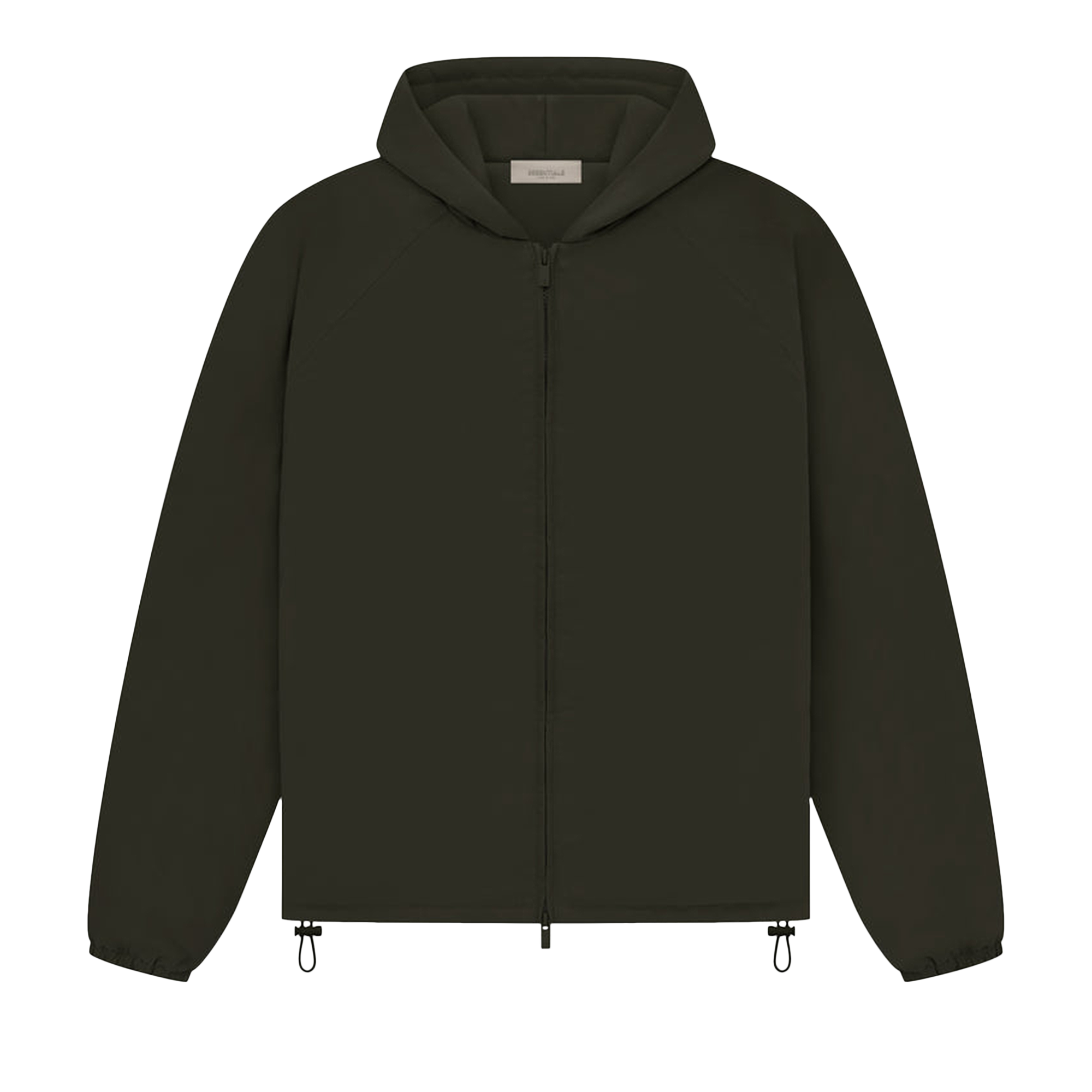 Pre-owned Essentials Fear Of God  Full Zip Jacket 'off Black'