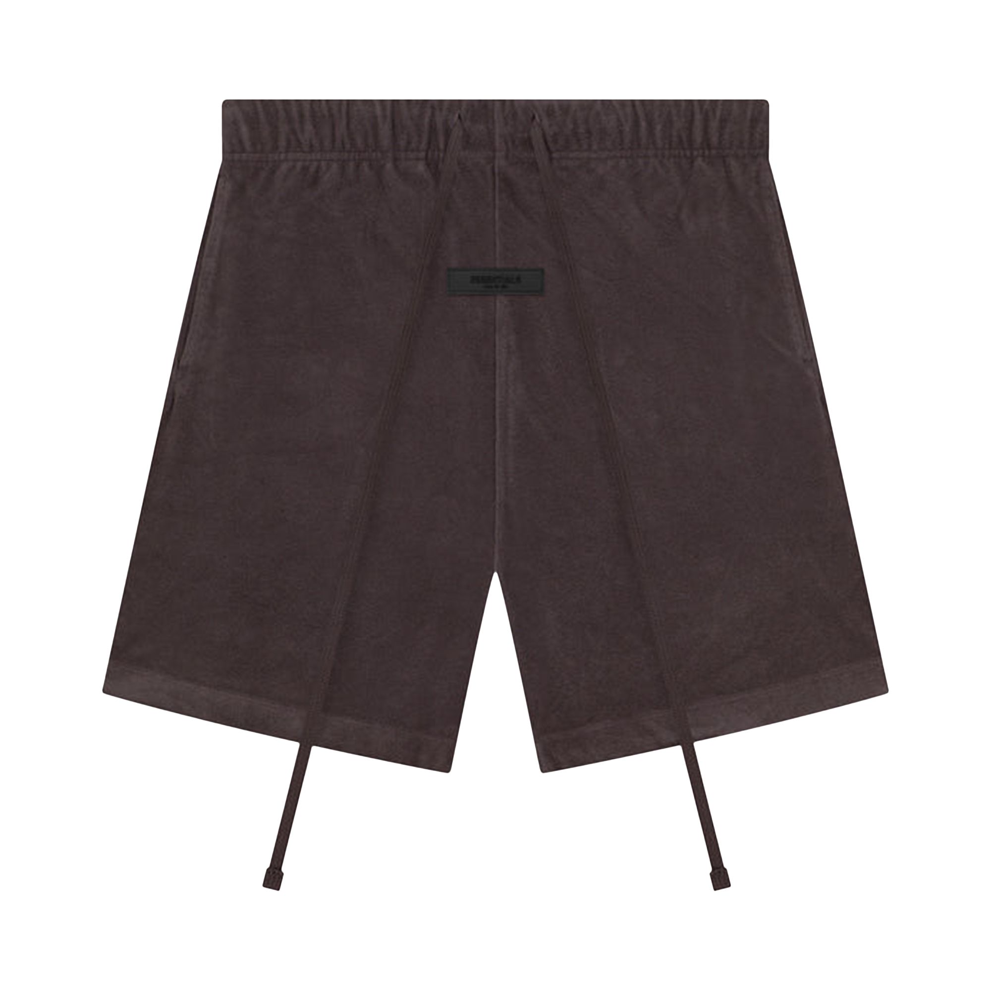 Pre-owned Essentials Fear Of God Terry Short 'plum' In Brown