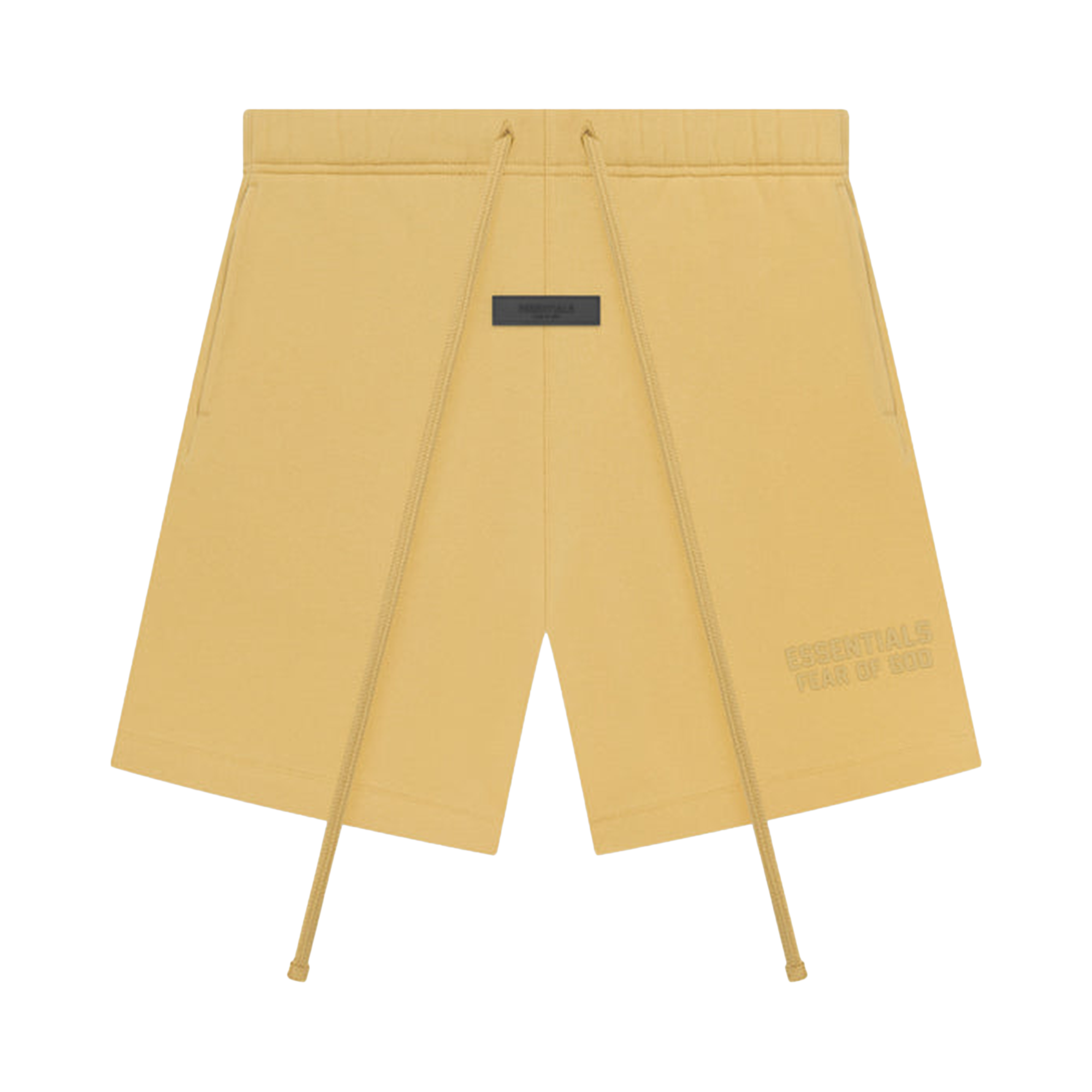Pre-owned Essentials Fear Of God  Sweatshort 'light Tuscan' In Yellow