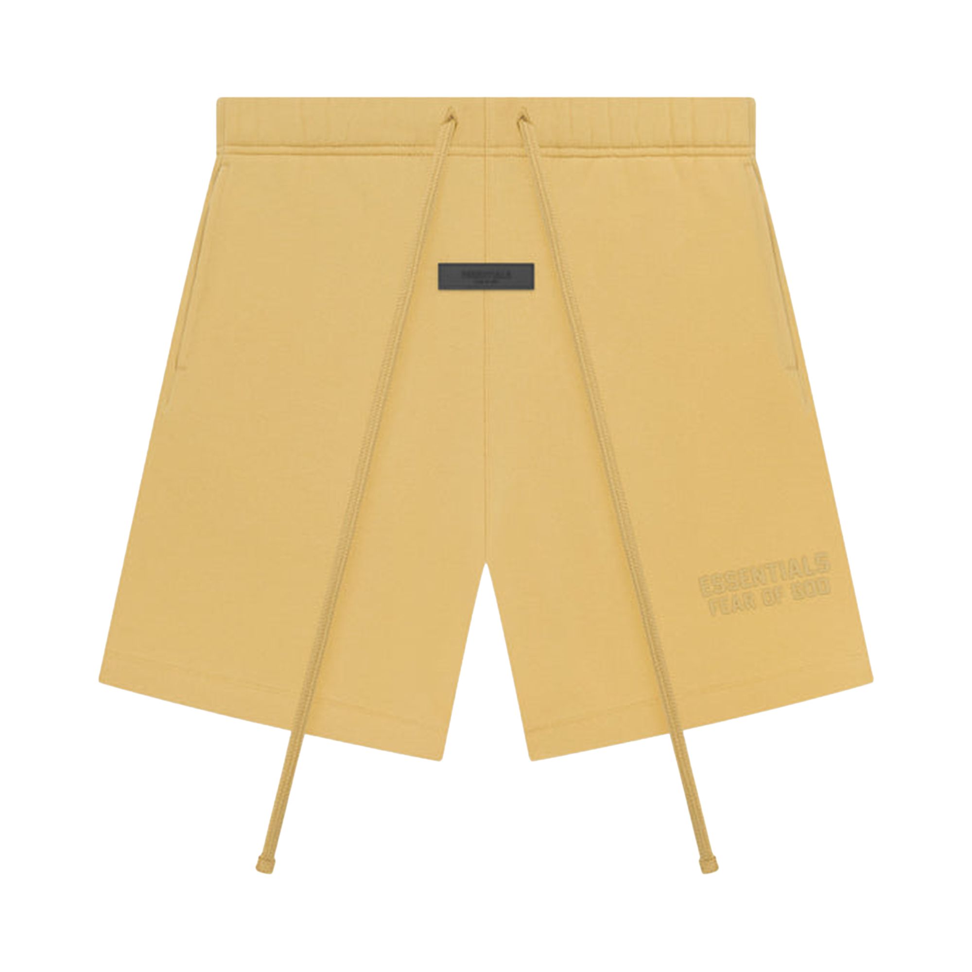 Pre-owned Essentials Fear Of God Sweatshort 'light Tuscan' In Yellow