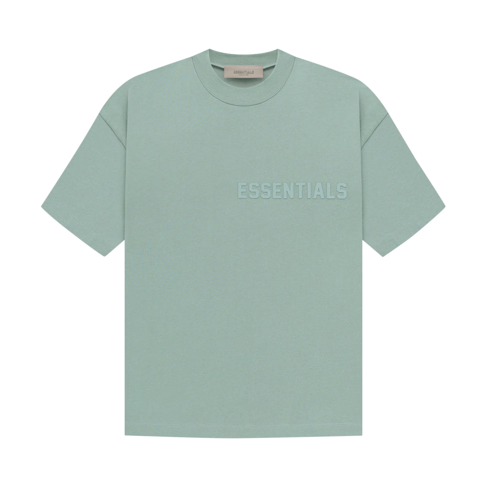 Pre-owned Essentials Fear Of God Short-sleeve Tee 'sycamore' In Green
