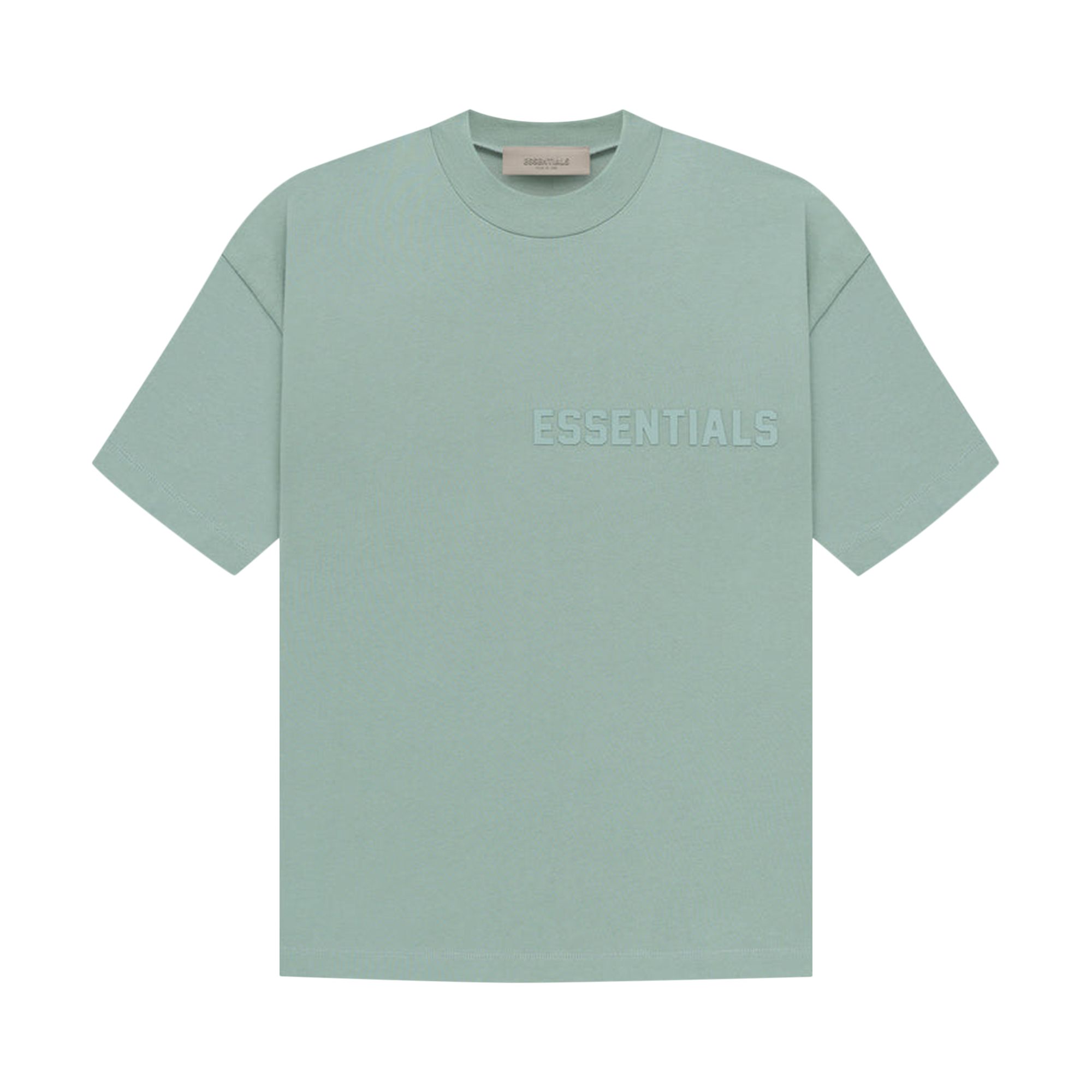 Pre-owned Essentials Fear Of God  Short-sleeve Tee 'sycamore' In Green