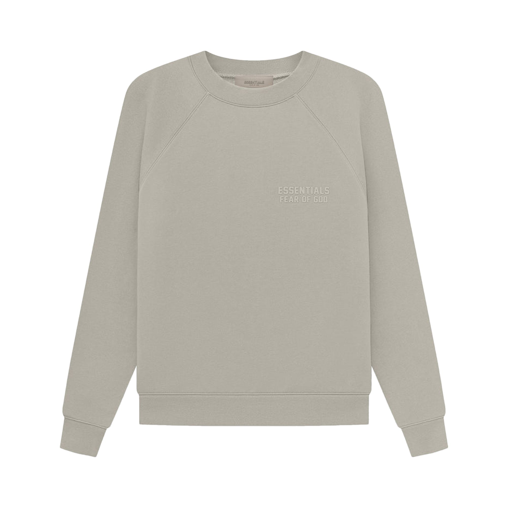 Pre-owned Essentials Fear Of God Crewneck Sweatshirt 'seal' In Grey