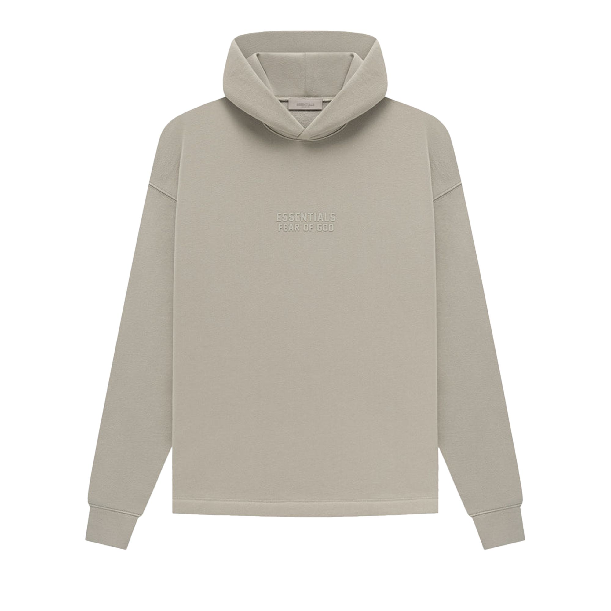 Pre-owned Essentials Fear Of God Relaxed Hoodie 'seal' In Grey
