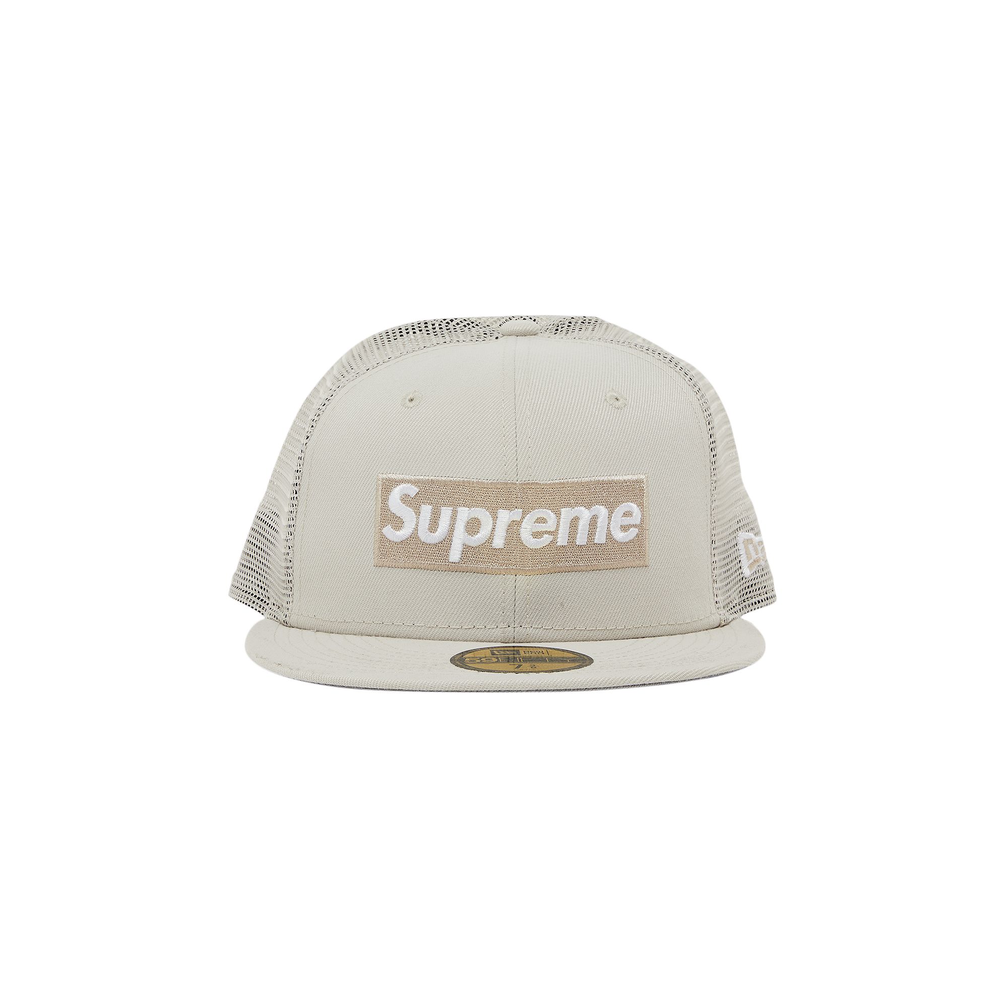 SUPREME SUPREME X NEW ERA BOX LOGO MESH BACK 'STONE'