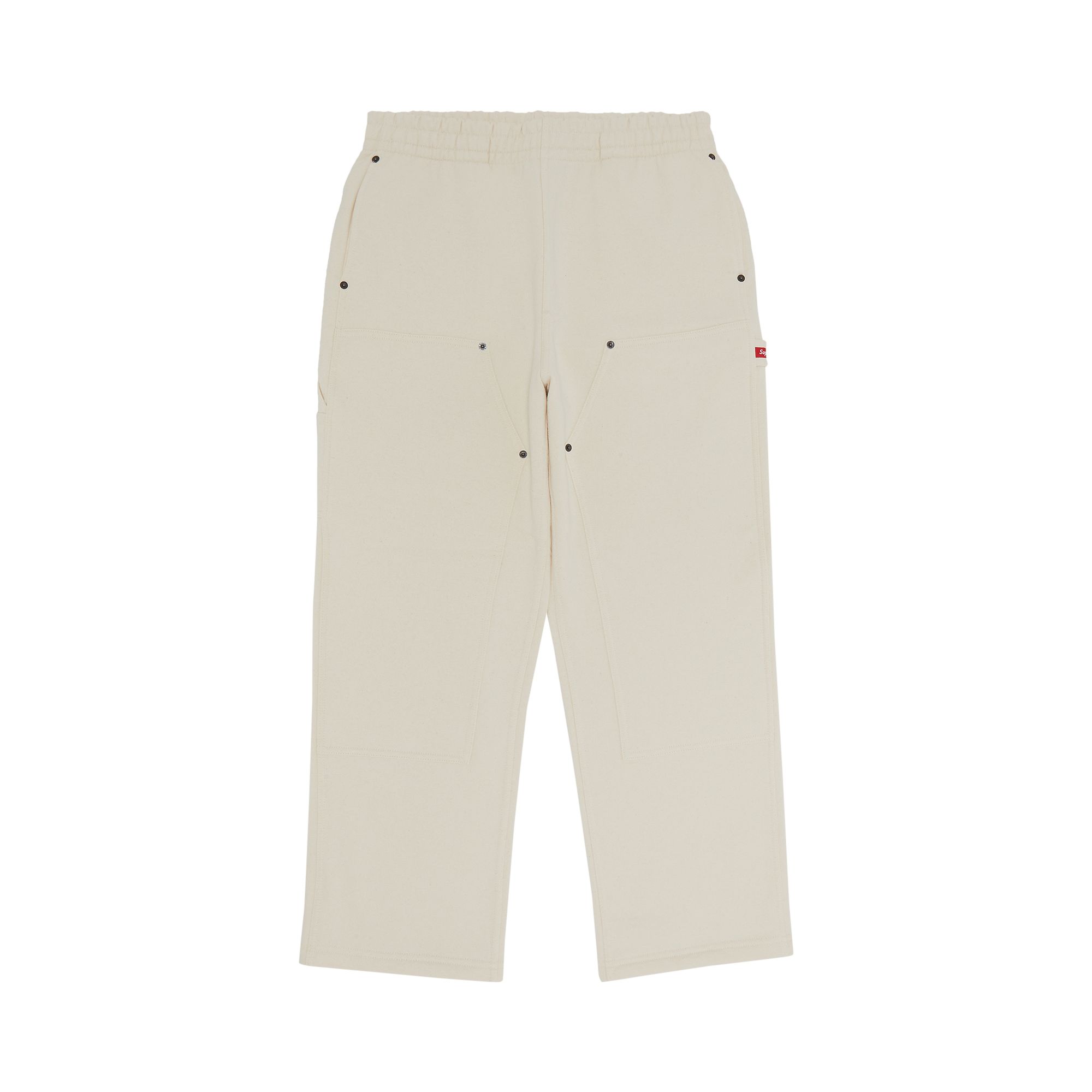 Supreme Double Knee Painter Sweatpant 'Natural' | Cream | Men's Size L