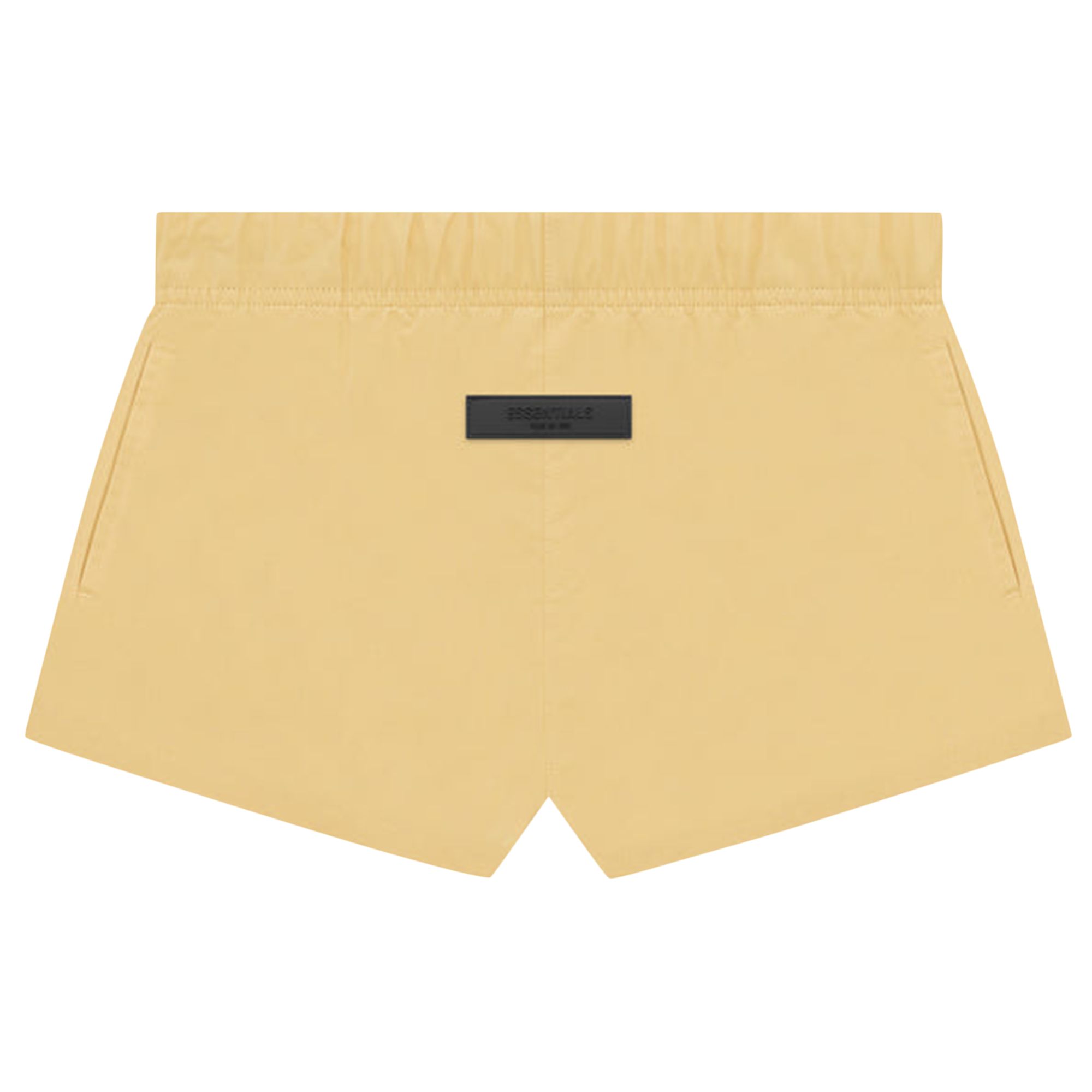 Pre-owned Essentials Fear Of God Dock Short 'light Tuscan' In Yellow