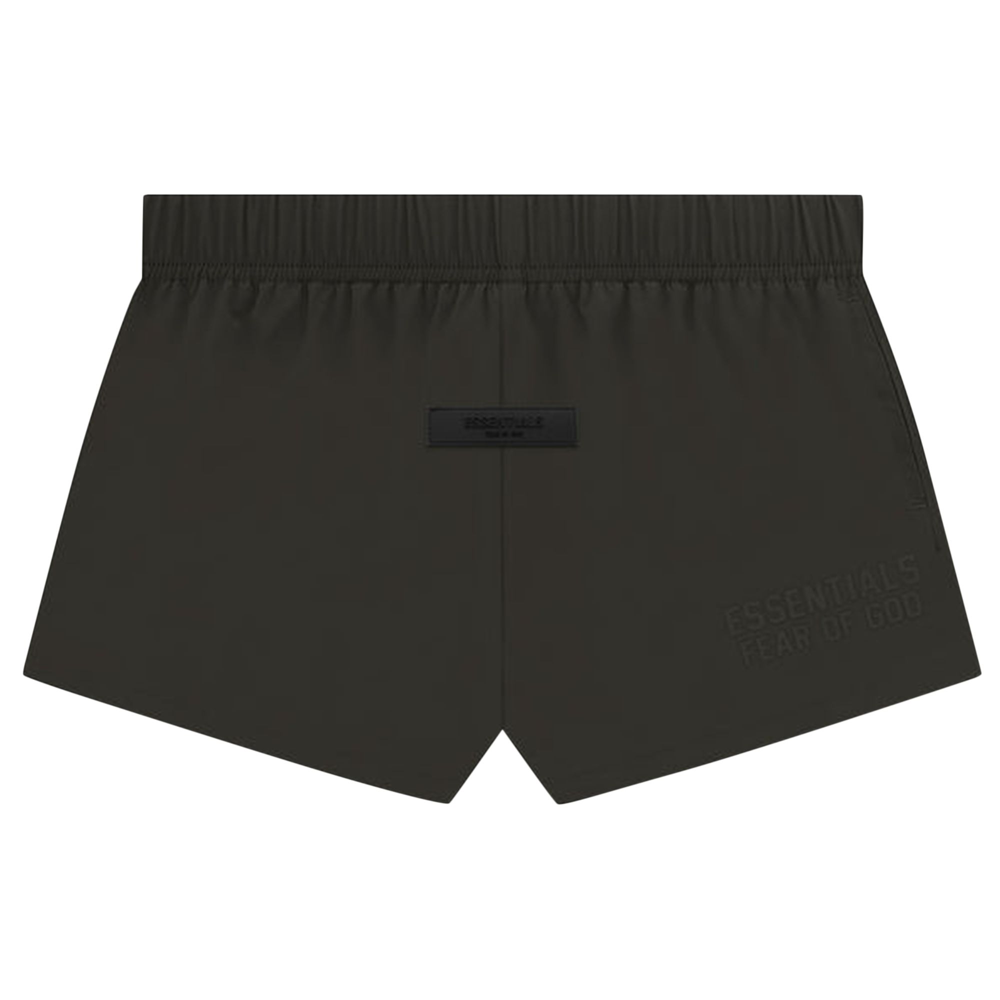 Pre-owned Essentials Fear Of God  Running Nylon Short 'off Black'