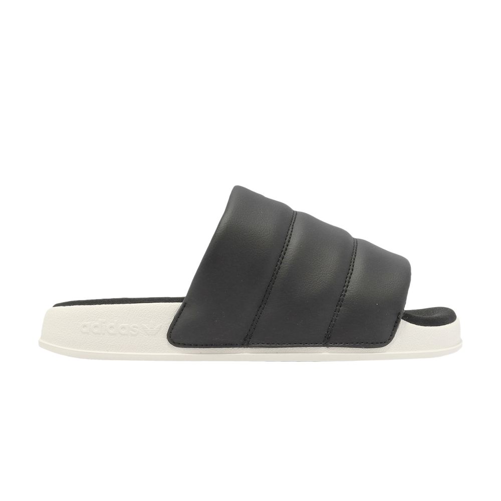 Pre-owned Adidas Originals Wmns Adilette Essential Slide 'black Off White'