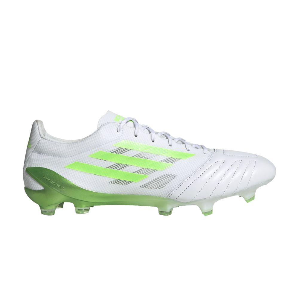 adidas X Speedportal 99 Leather.1 FG 'Silvergreen' | White | Men's Size 8