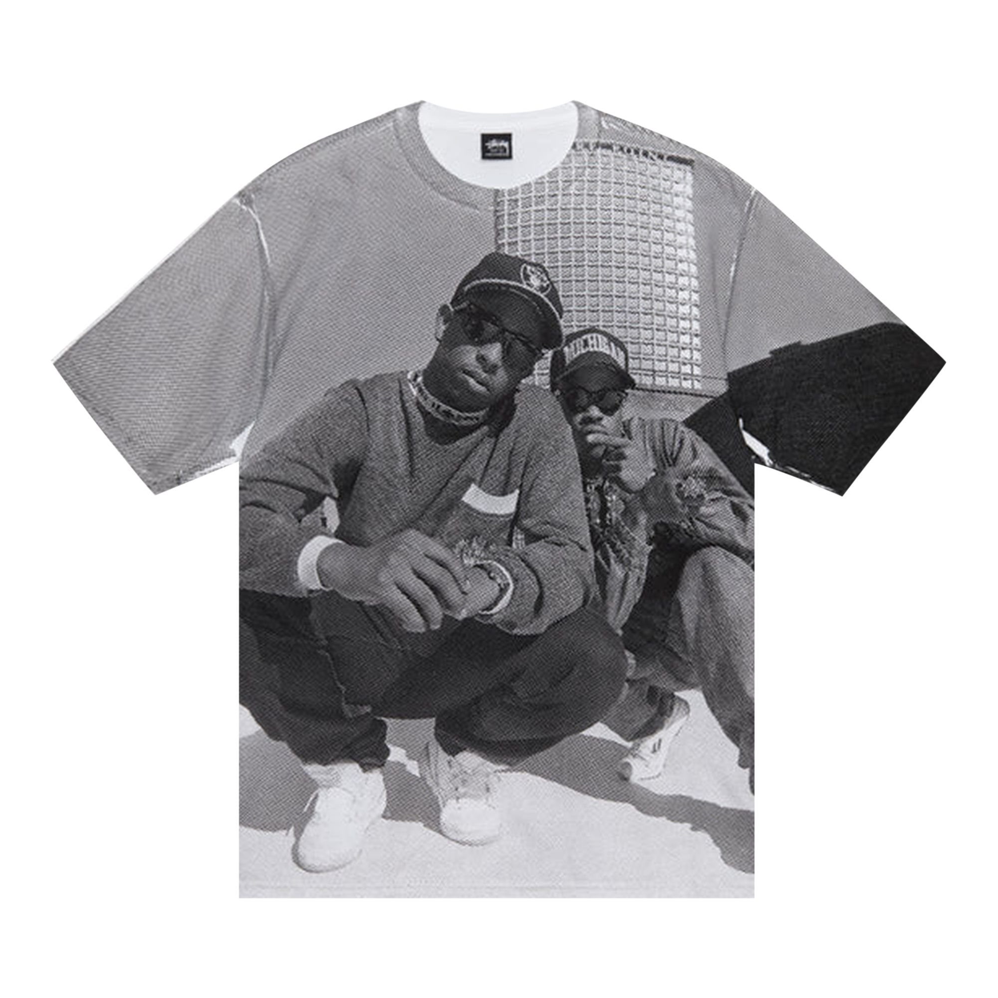 Stussy Gang Starr Tee 'White' | Men's Size L