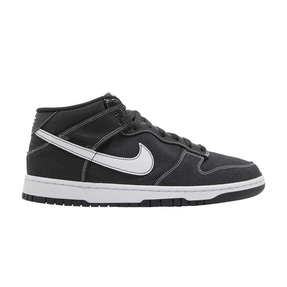 Pre-owned Nike Dunk Mid 'off Noir White' In Black
