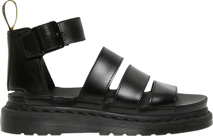 Buy Wmns Clarissa 2 Leather Strap Sandal 'Black' - 24477001 | GOAT