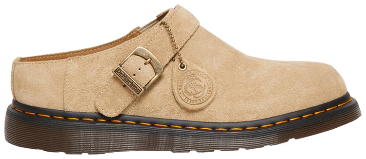 Dr Martens Isham Suede Shoe Parchment
