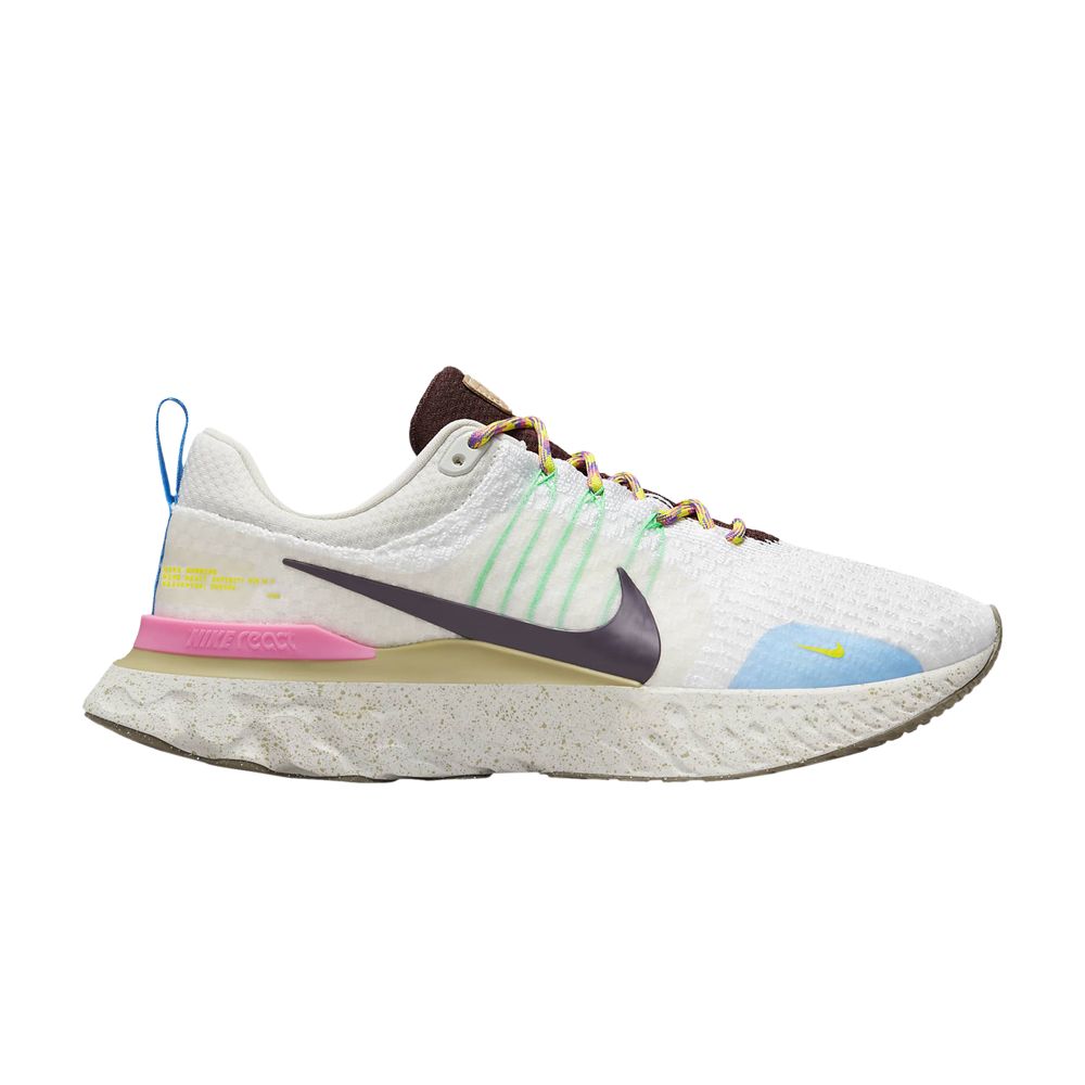 NIKE REACT INFINITY RUN FLYKNIT 3 'SAIL PINKSICLE EARTH'